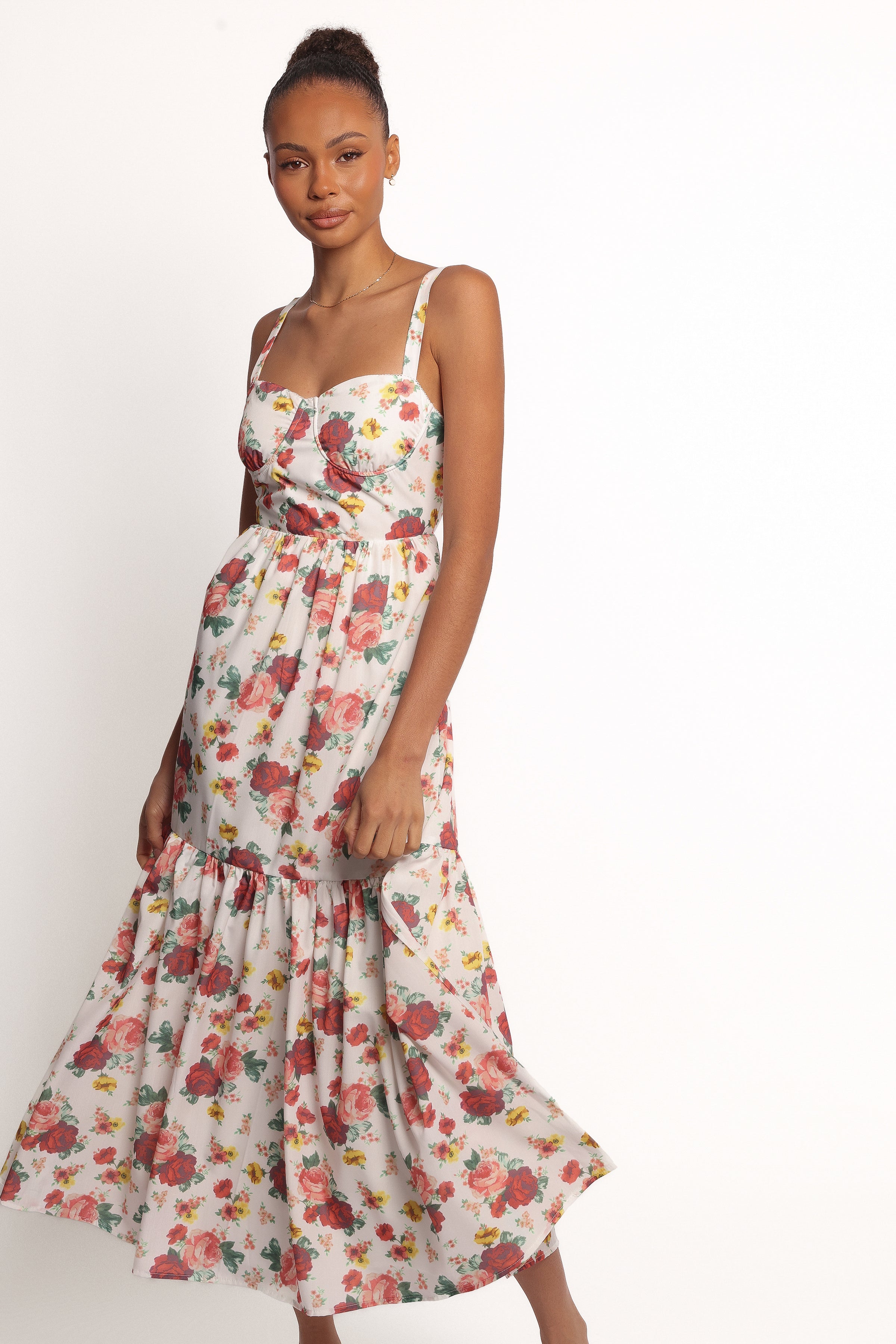 Petal and Pup USA DRESSES Donatella Maxi Dress - Floral (Hold for Amazon)