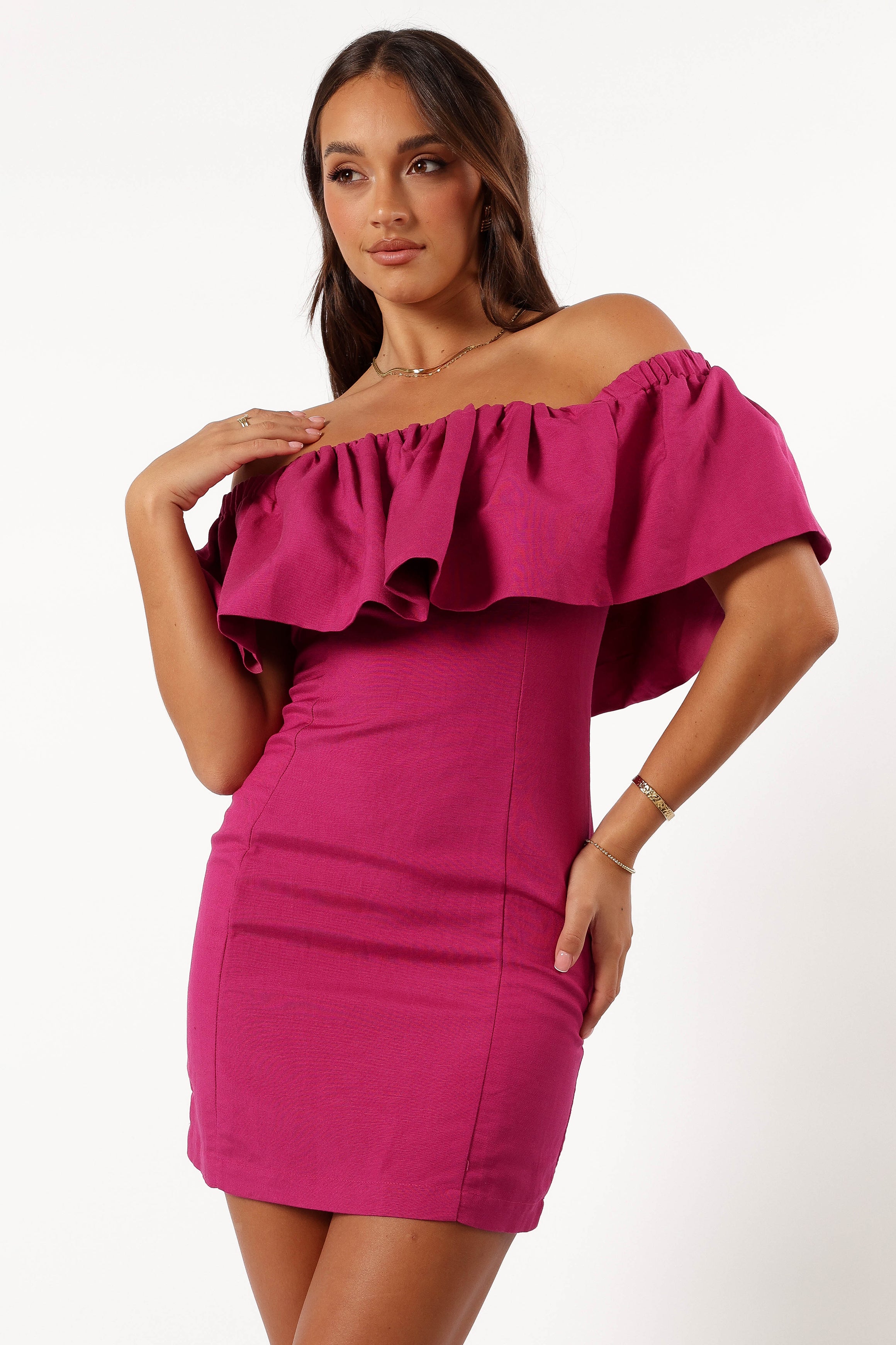 Petal and Pup USA DRESSES Dora Mini Dress - Berry