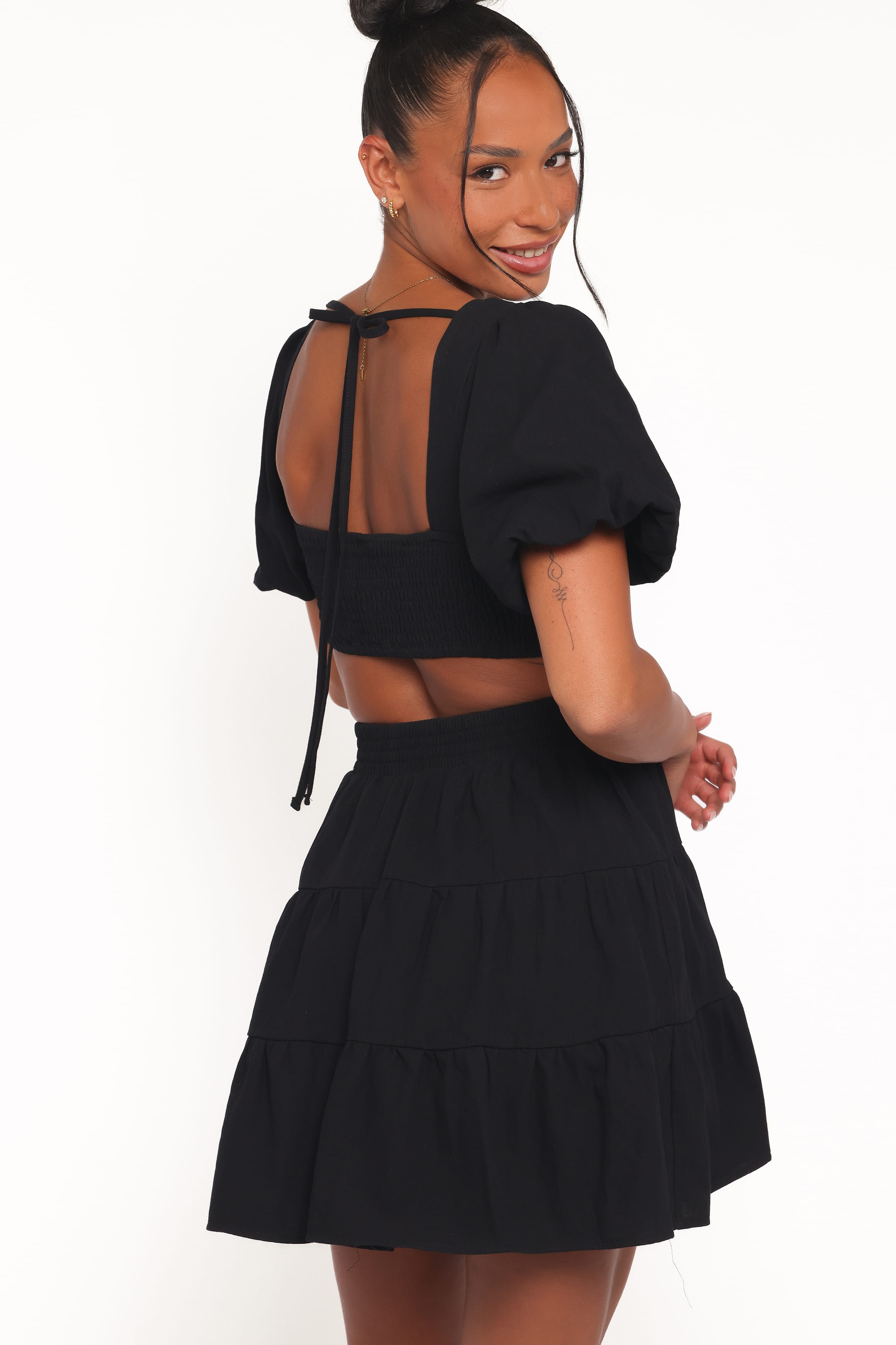 Petal and Pup USA DRESSES Doris Mini Dress - Black