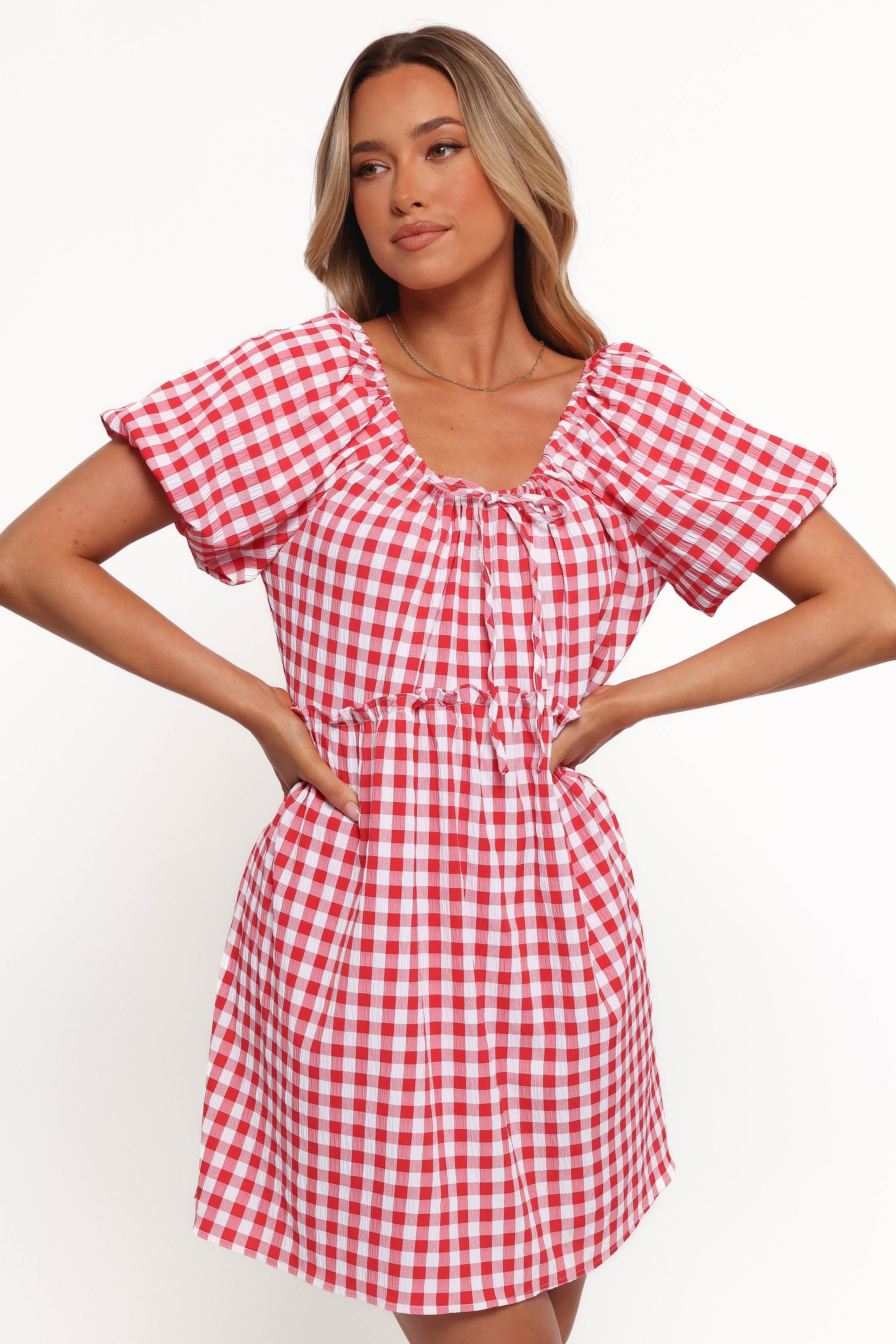 Petal and Pup USA DRESSES Dorothea Mini Dress - Red