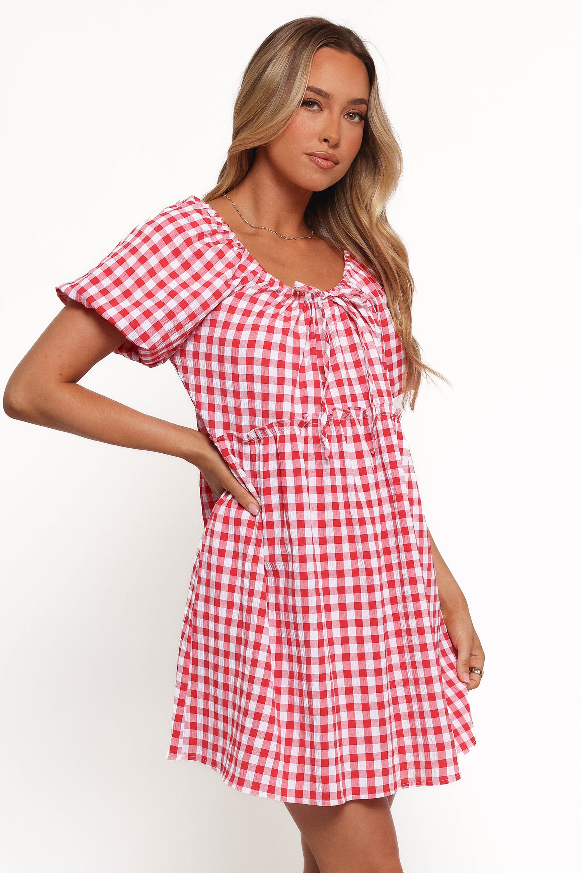 Petal and Pup USA DRESSES Dorothea Mini Dress - Red