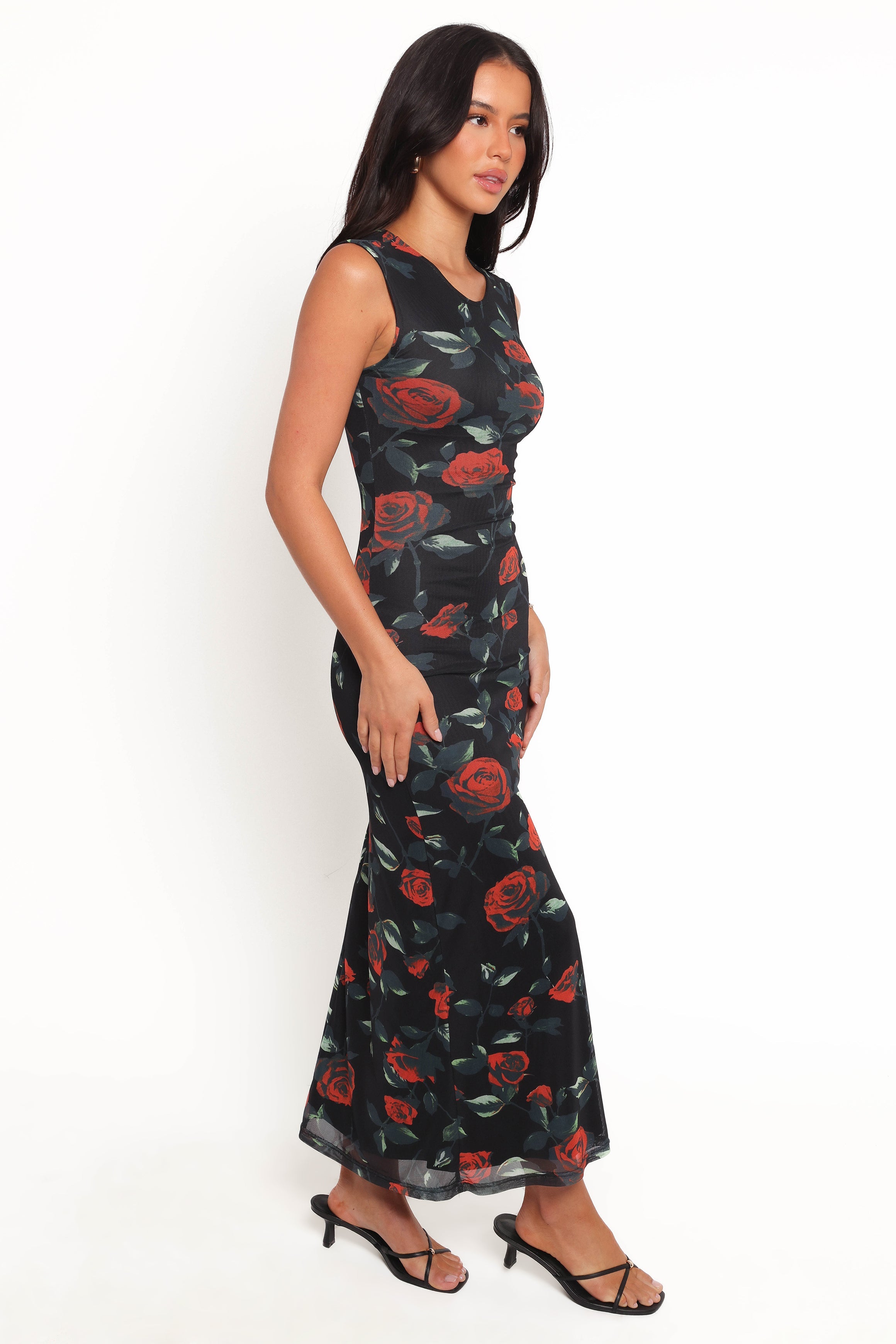 Petal and Pup USA DRESSES Drea Maxi Dress - Rose Print