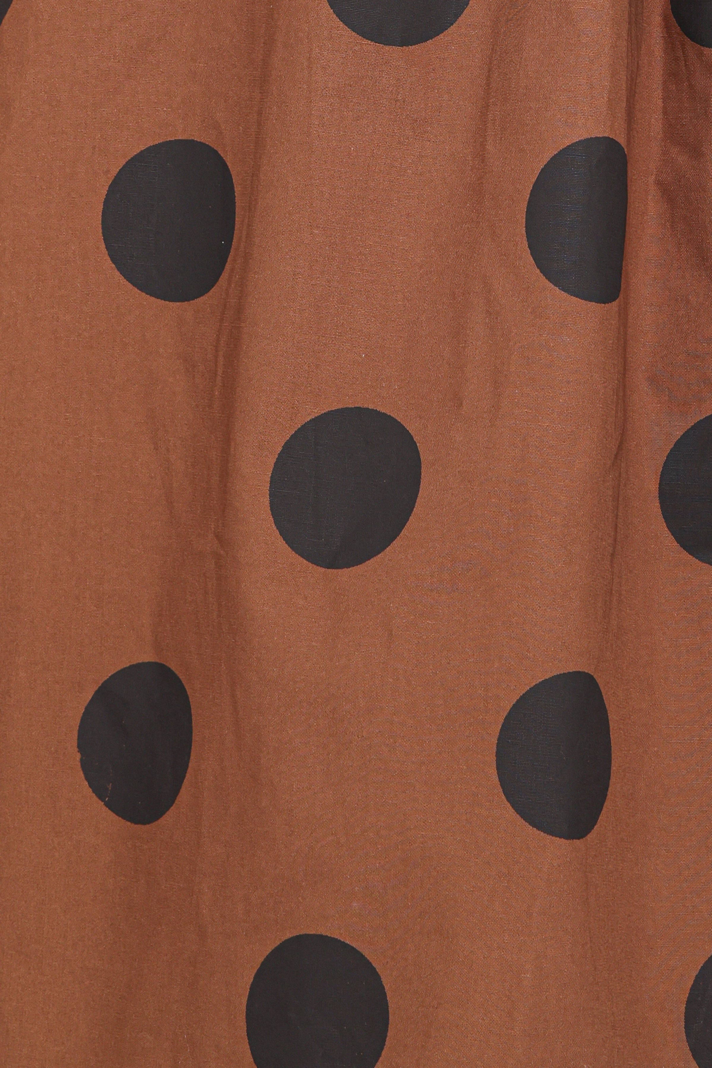 Petal and Pup USA DRESSES Eddie Mini Dress - Brown Polka Dot