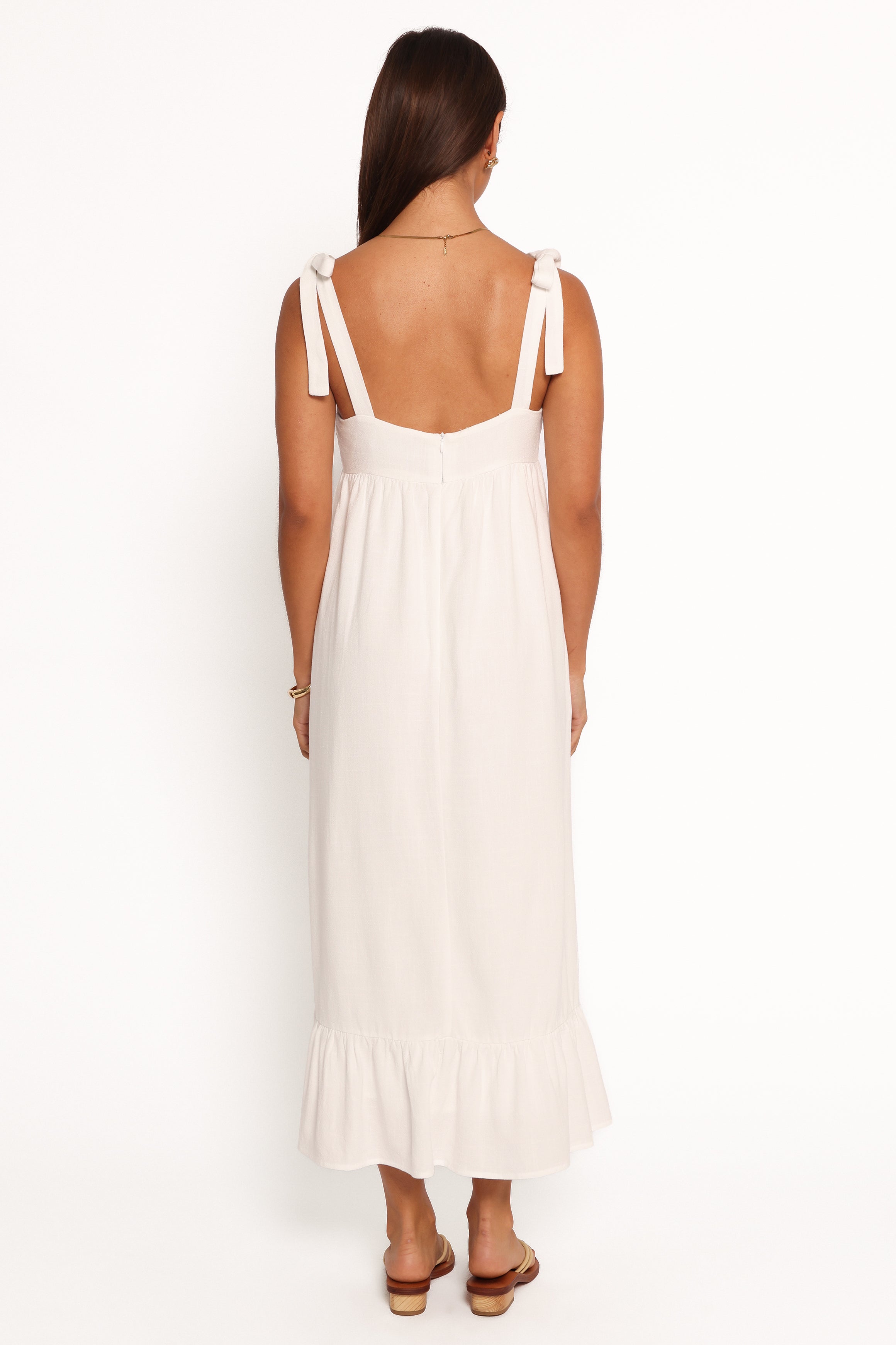 Petal and Pup USA DRESSES Edison Midi Dress - White