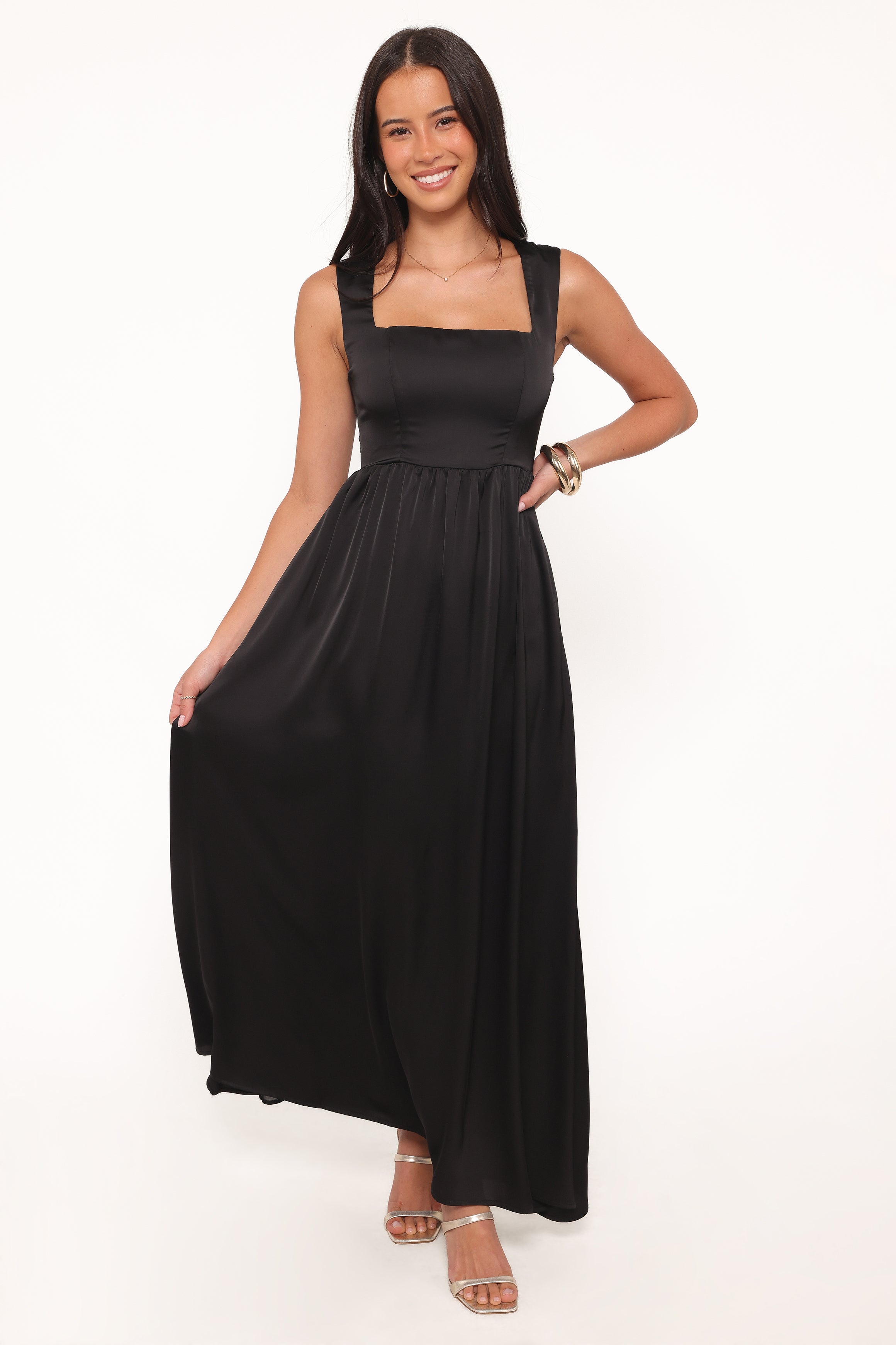 Petal and Pup USA DRESSES Elania Maxi Dress - Black
