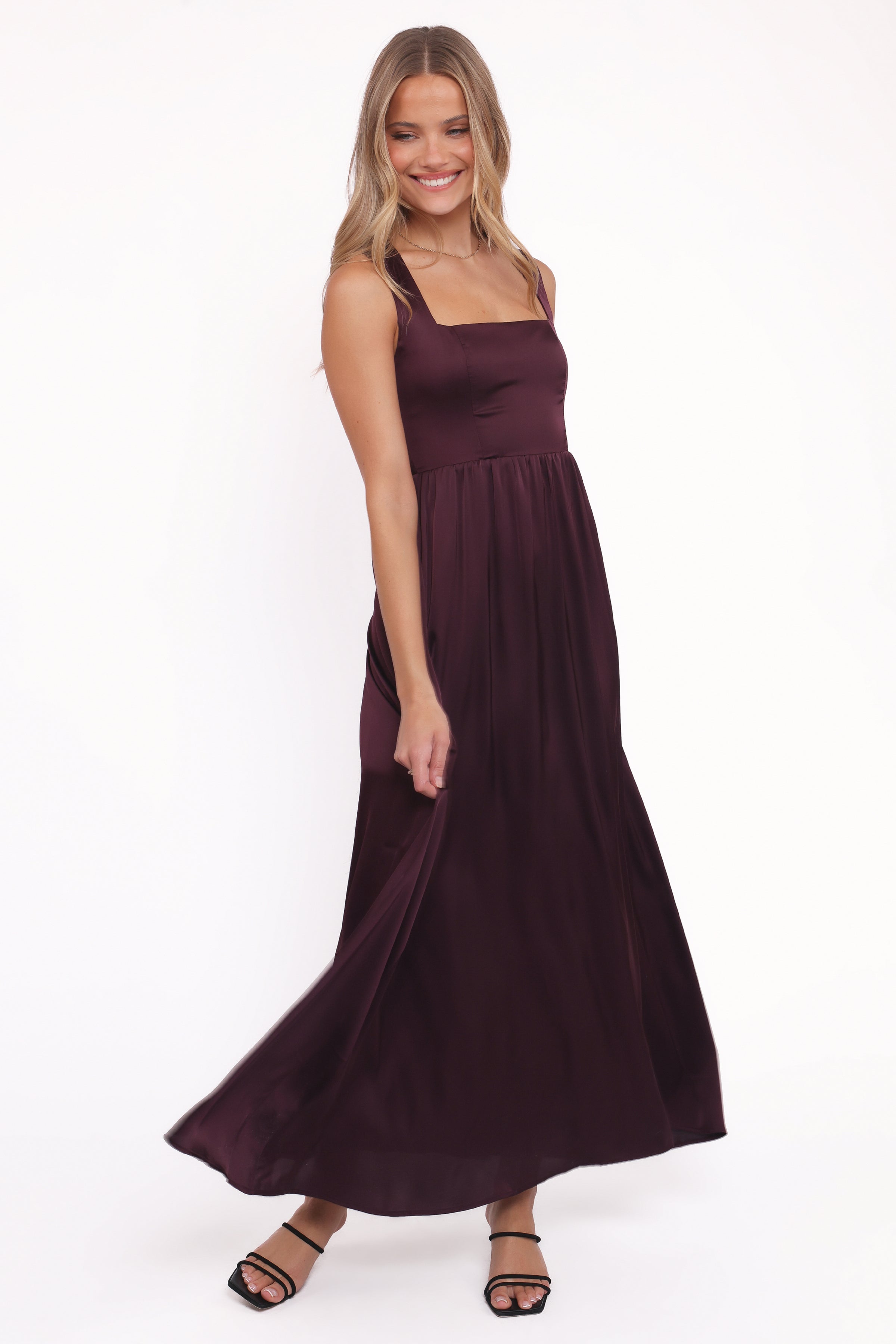 Petal and Pup USA DRESSES Elania Maxi Dress - Plum (Hold for Rack)