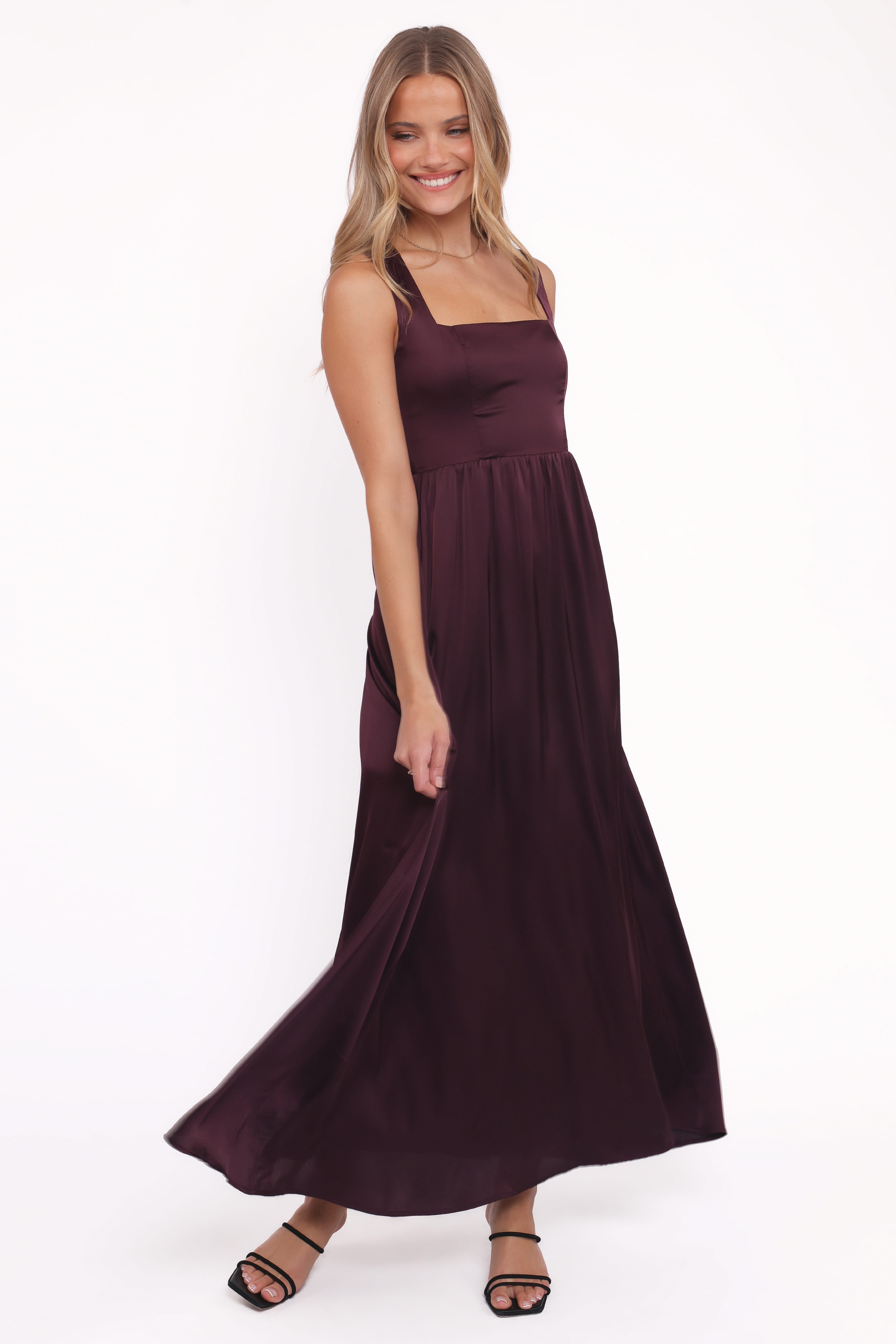 Petal and Pup USA DRESSES Elania Maxi Dress - Plum (Hold for Rack)