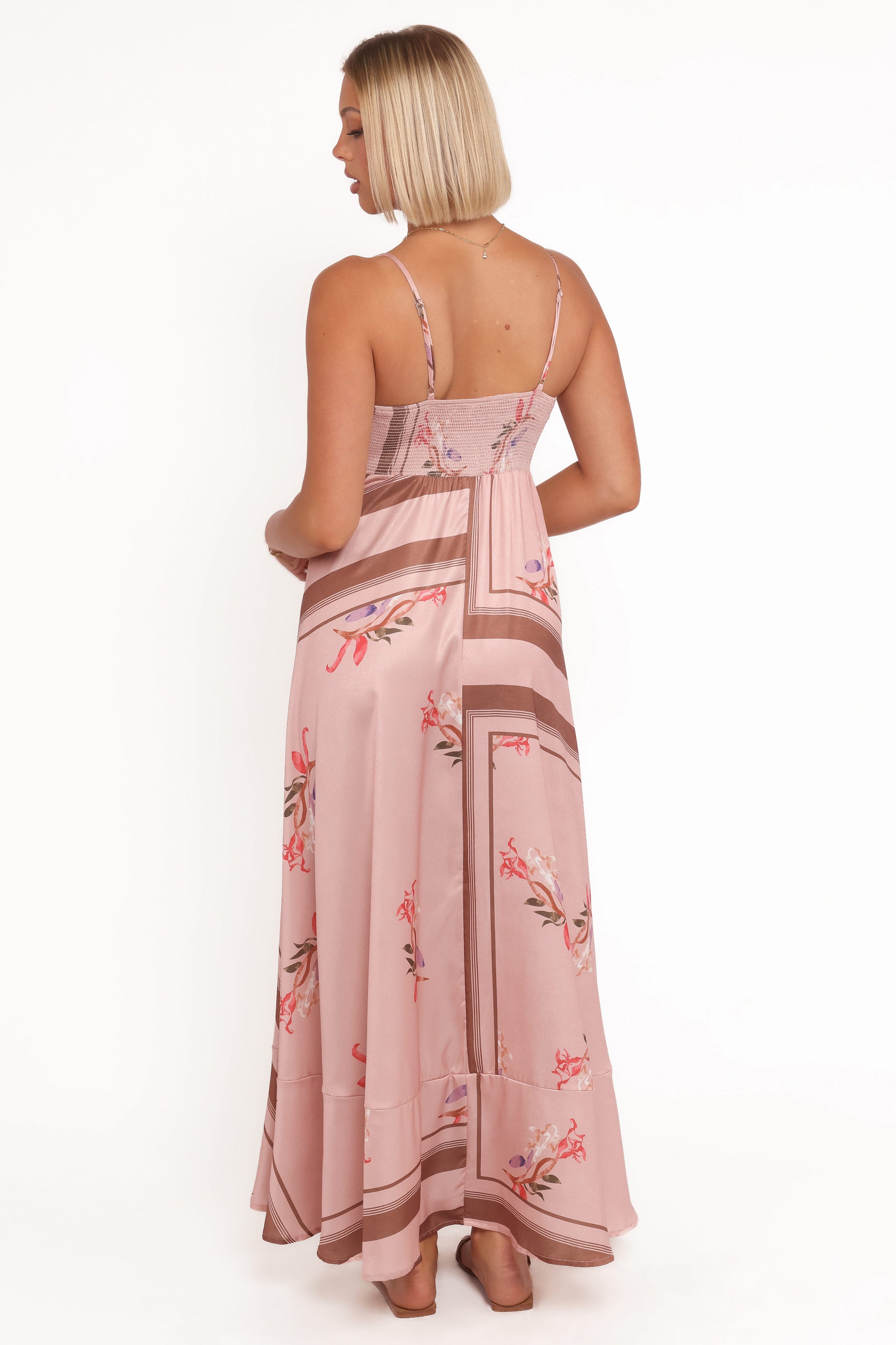 Petal and Pup USA DRESSES Elanor Maxi Dress - Pink Cocoa