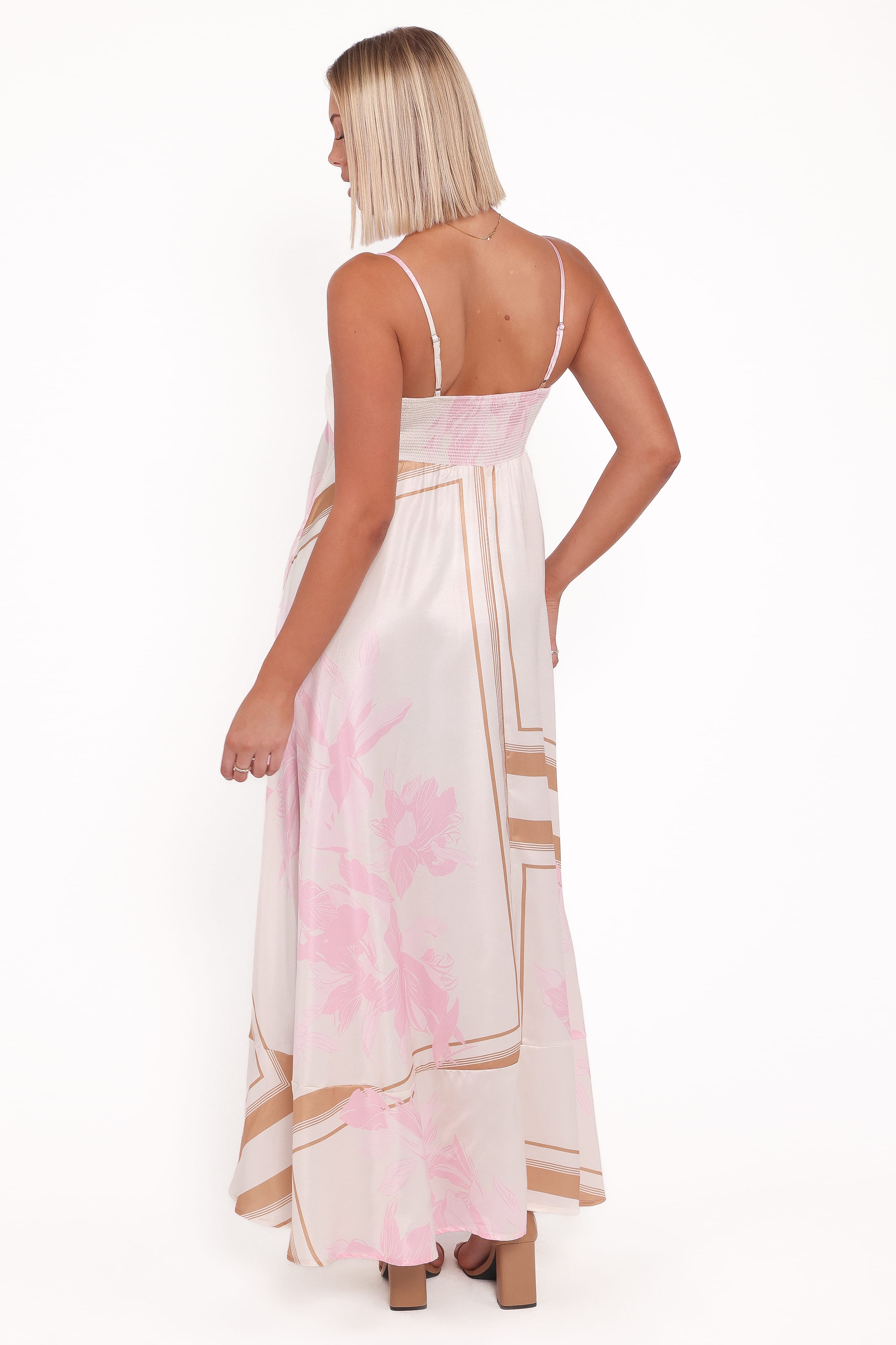 Petal and Pup USA DRESSES Elanor Maxi Dress - Pink Print