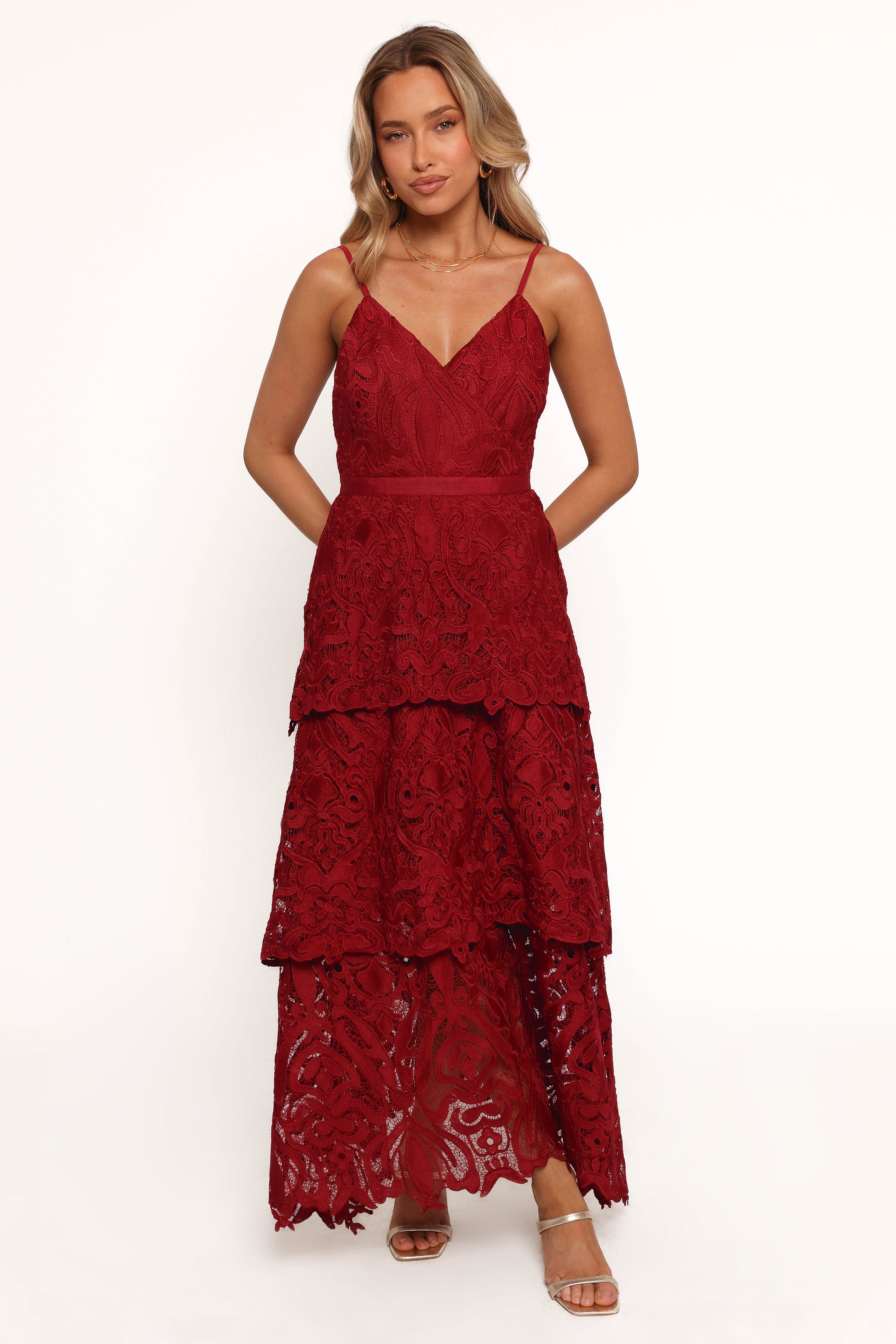 Petal and Pup USA DRESSES Elijah Maxi Dress - Red