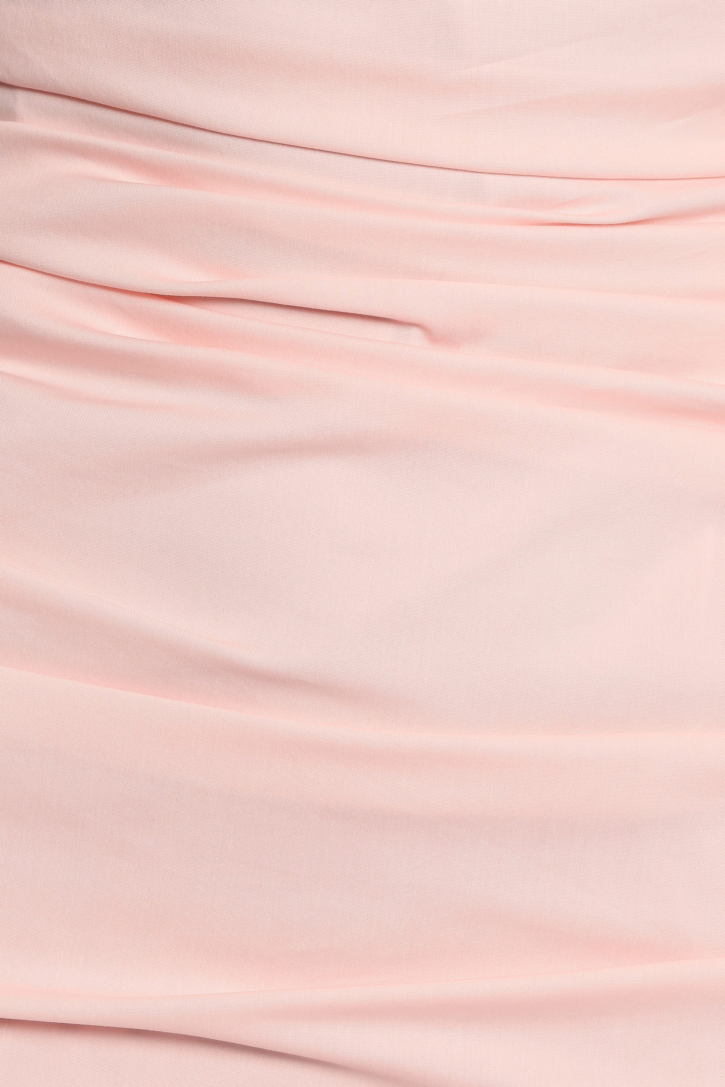Petal and Pup USA DRESSES Eliya One Shoulder Frill Maxi Dress - Ballet Pink