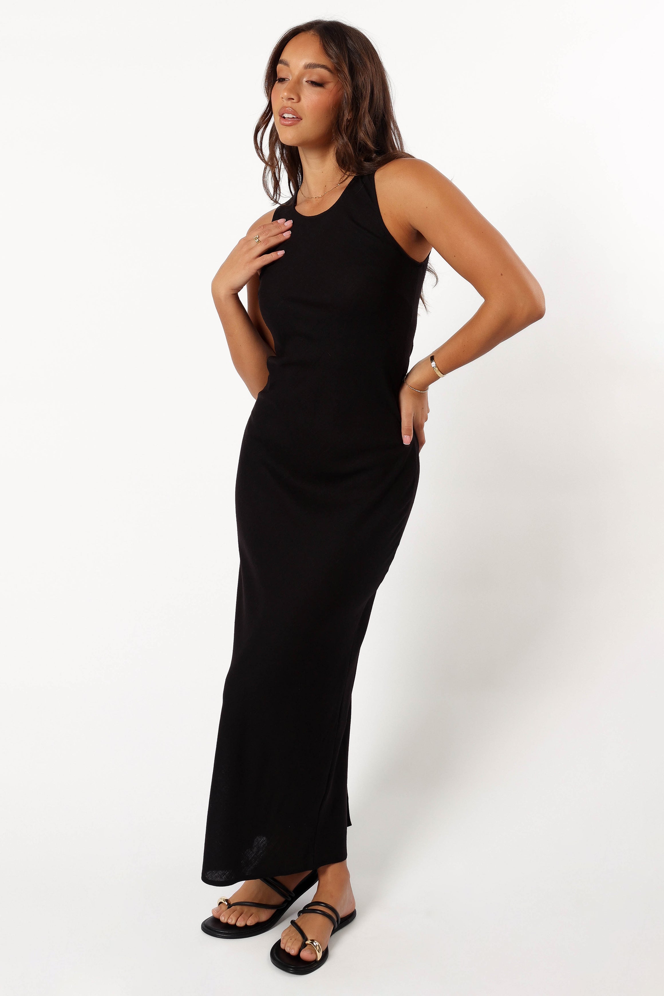 Petal and Pup USA DRESSES Ellis Maxi Dress - Black