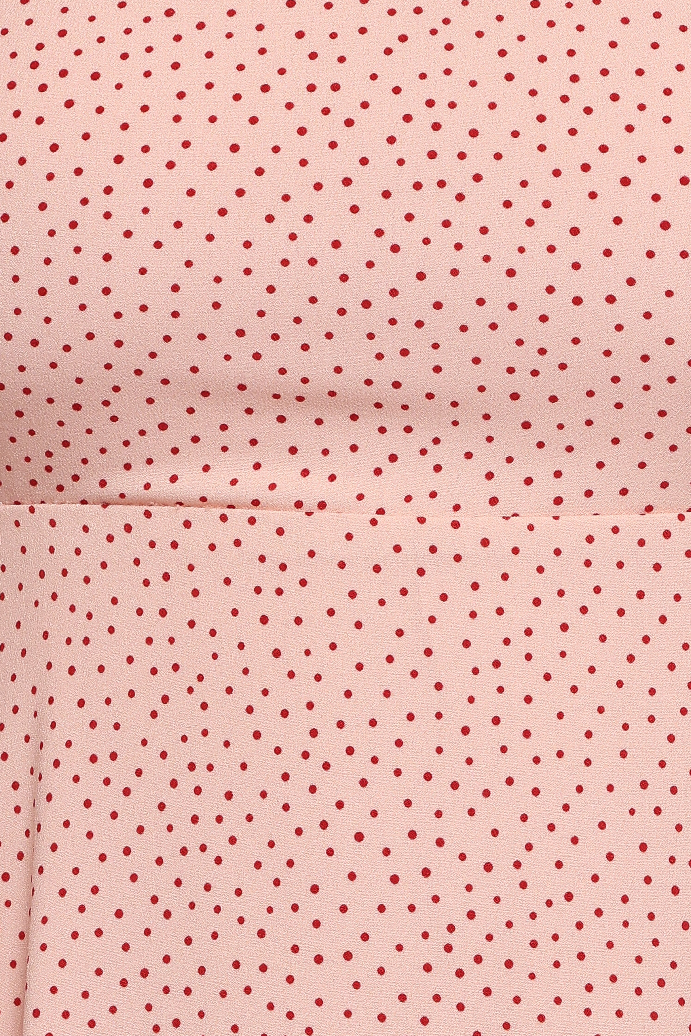 Petal and Pup USA DRESSES Ellody Maxi Dress - Peach Polka Dot