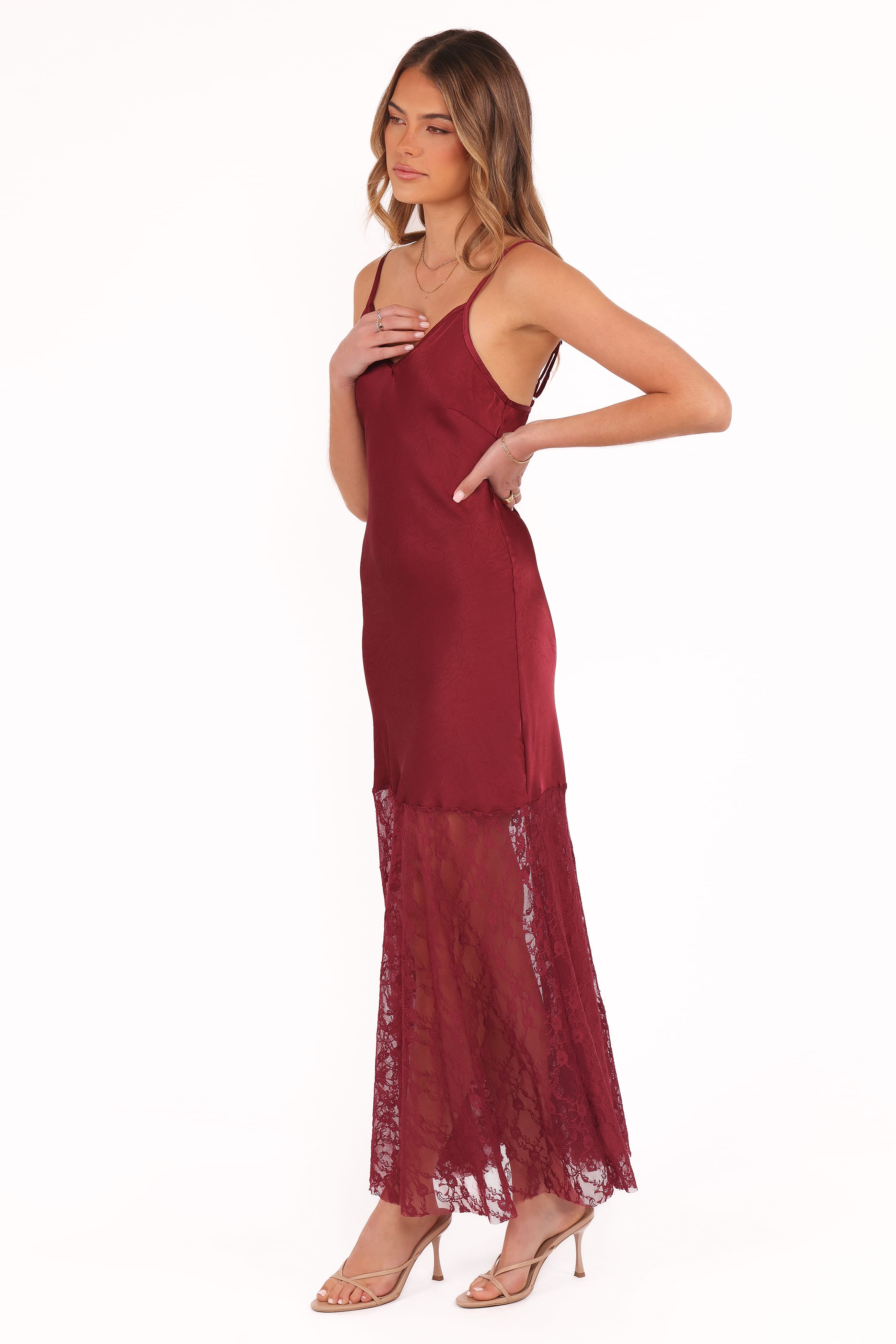 Petal and Pup USA DRESSES Elowyn Maxi Dress - Cherry