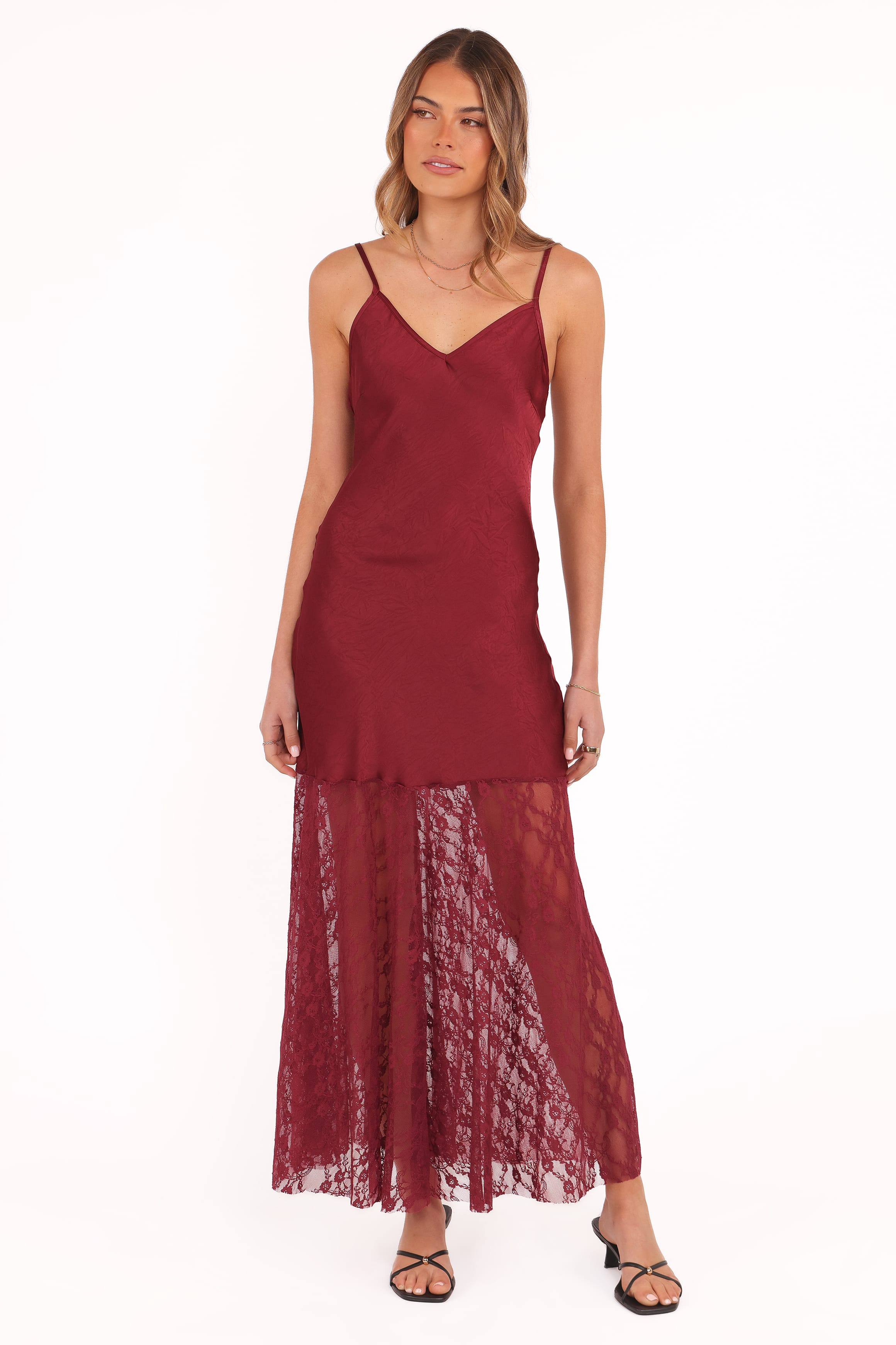 Petal and Pup USA DRESSES Elowyn Maxi Dress - Cherry