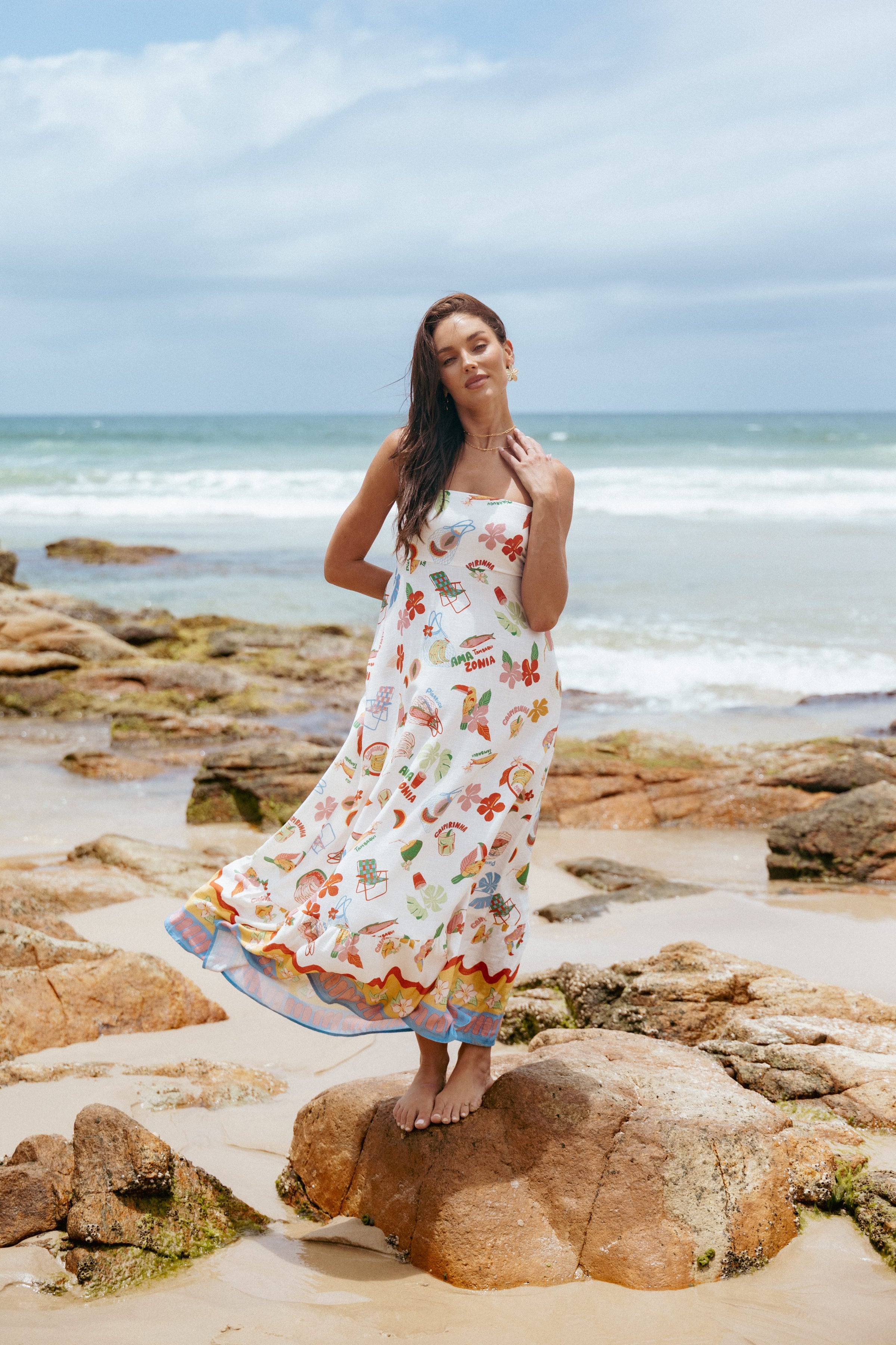 Petal and Pup USA DRESSES Else Maxi Dress - Alfresco (Hold for Rack)