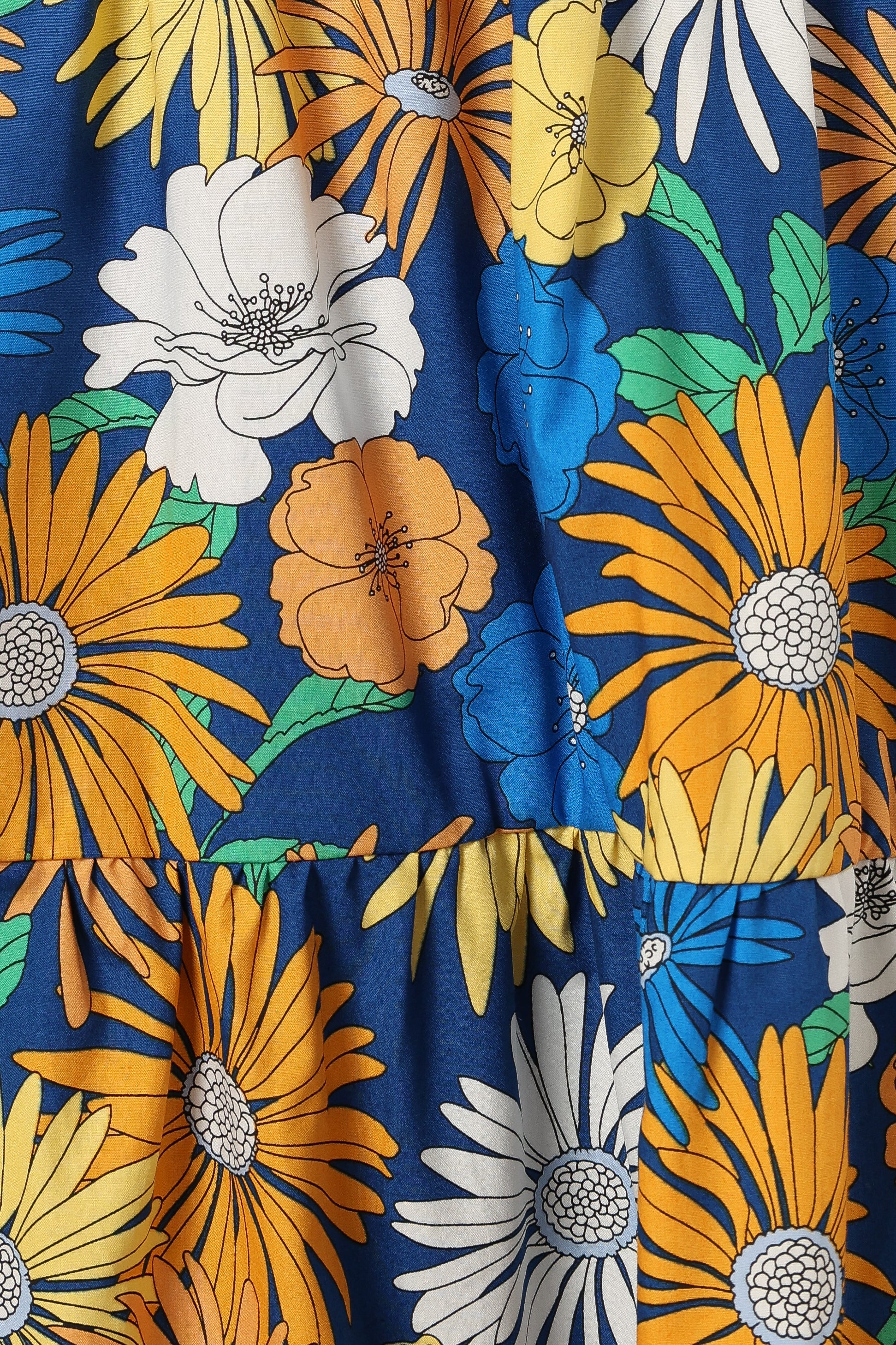 Petal and Pup USA DRESSES Elsie Short Sleeve Maxi Dress - Denim Blue