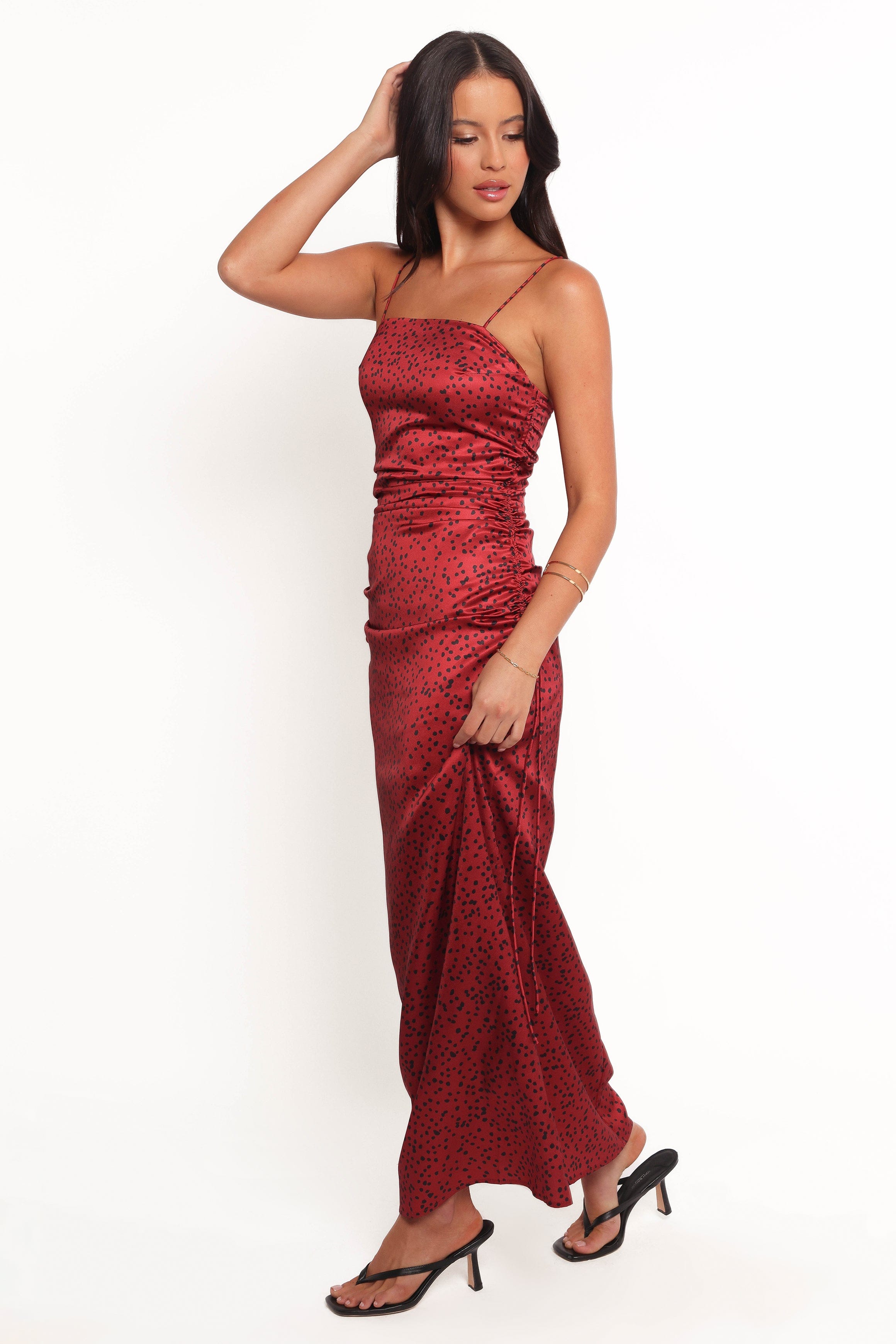 Petal and Pup USA DRESSES Enid Midi Dress - Red