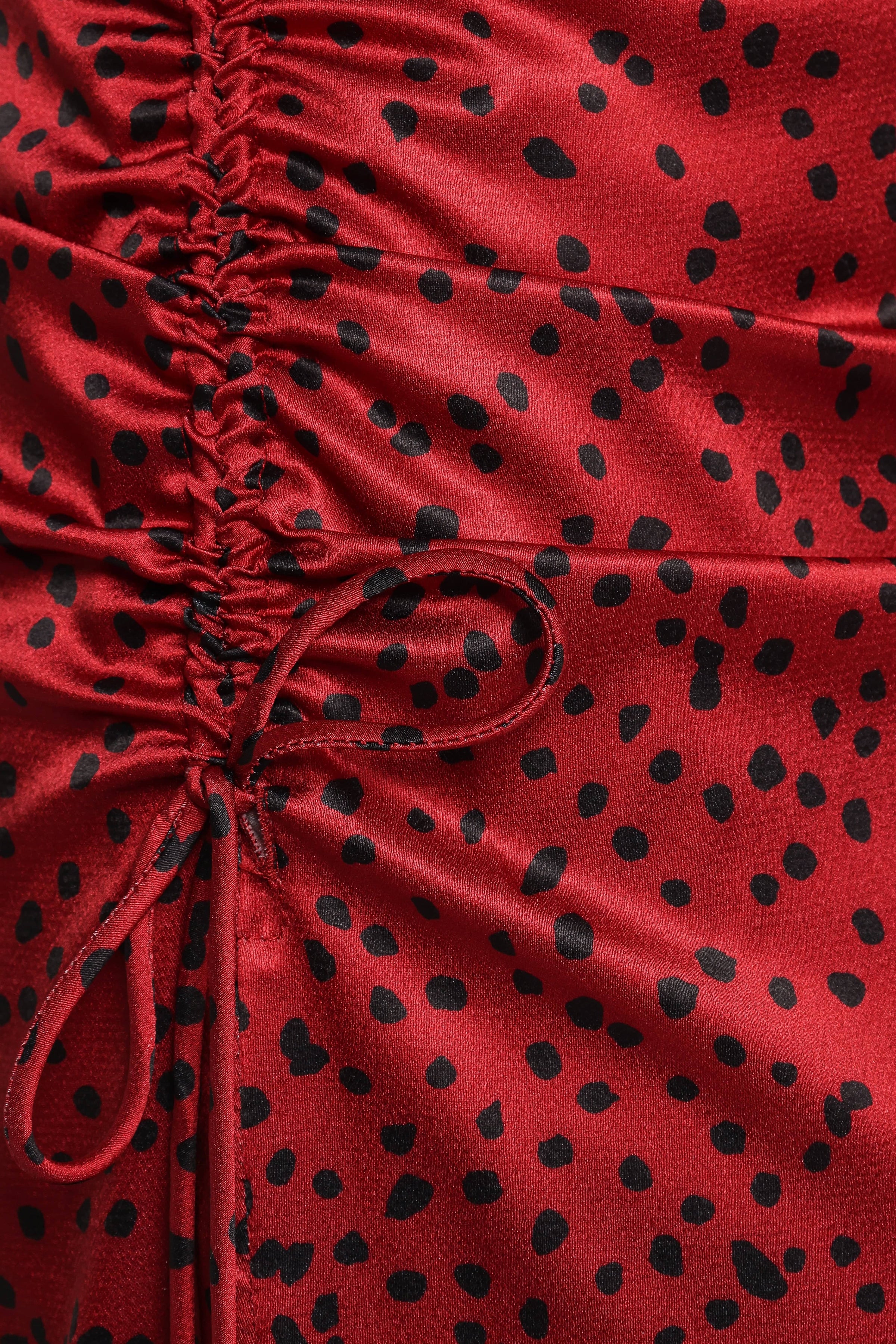 Petal and Pup USA DRESSES Enid Midi Dress - Red