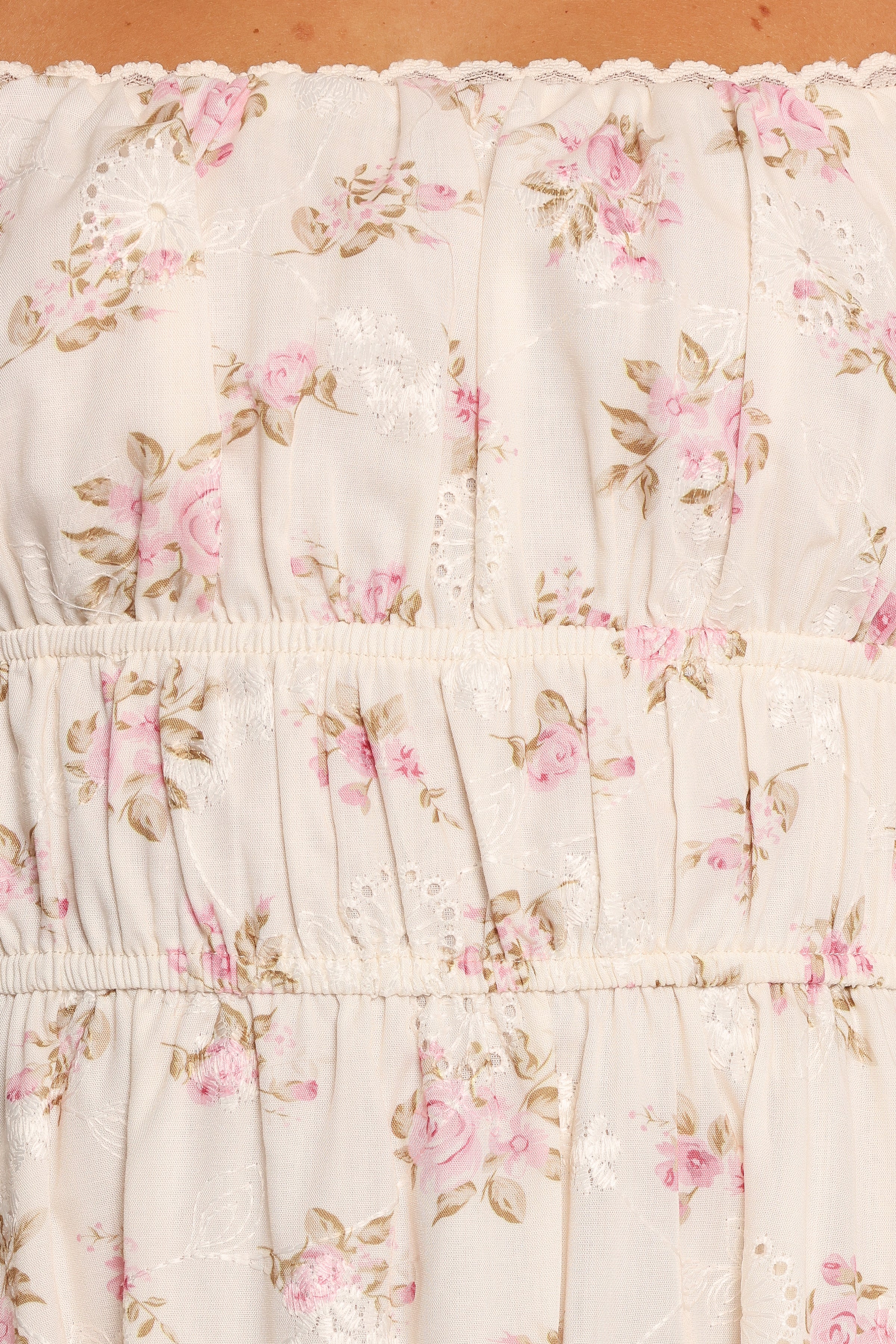 Petal and Pup USA DRESSES Eowyn Maxi Dress - Ivory Pink