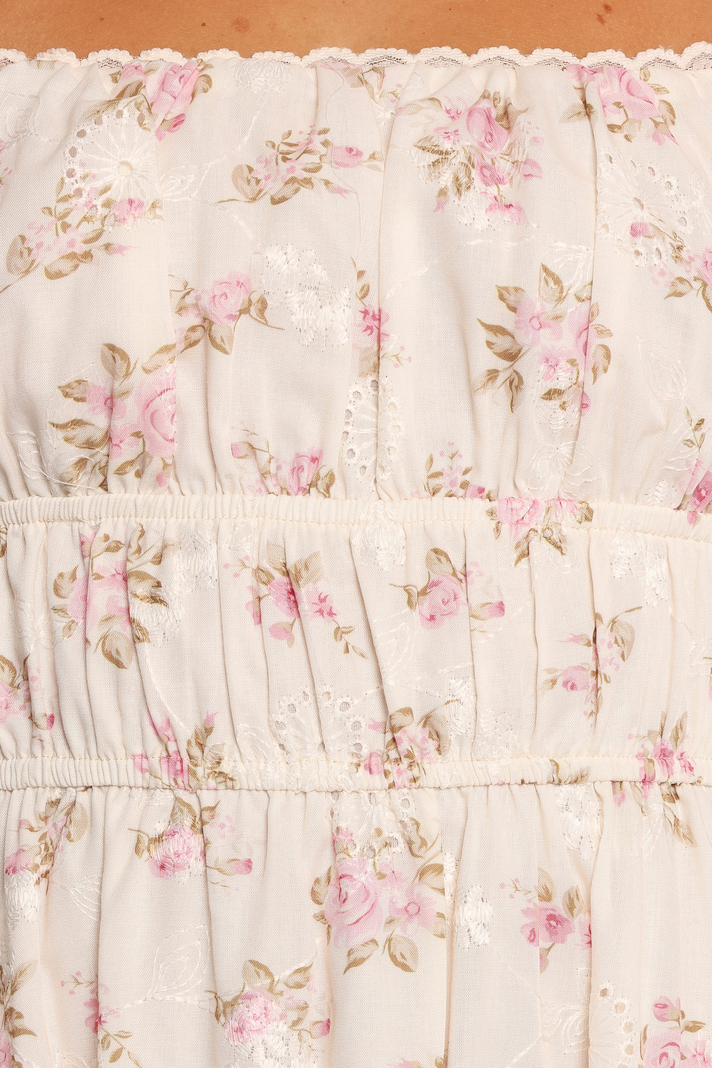 Petal and Pup USA DRESSES Eowyn Maxi Dress - Ivory Pink