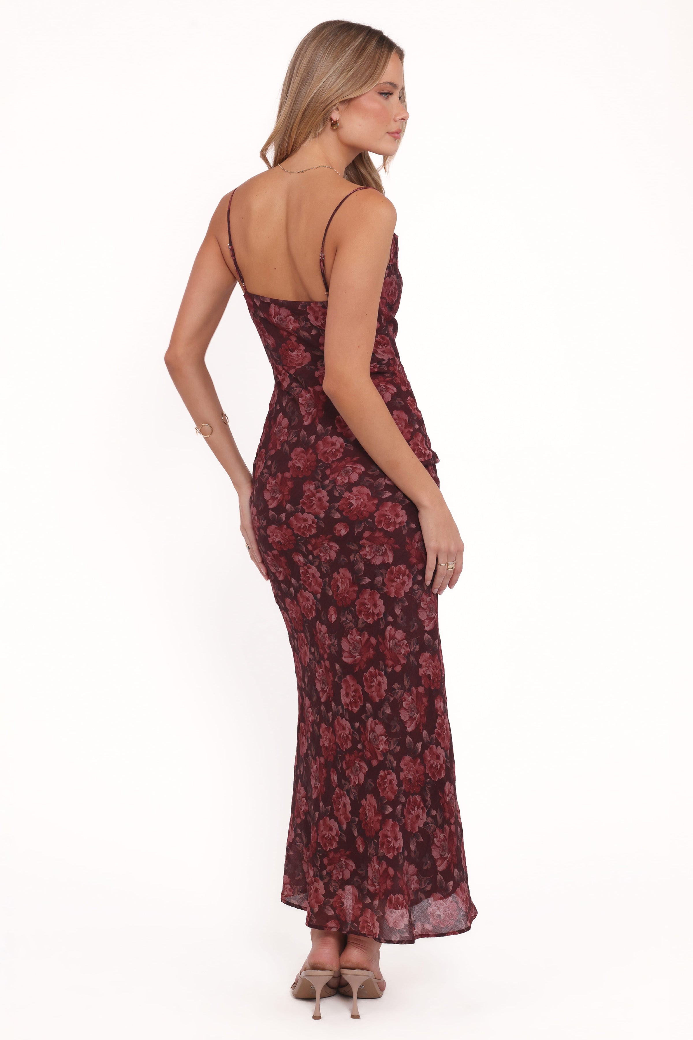 Petal and Pup USA DRESSES Esmeralda Maxi Dress - Pink Floral