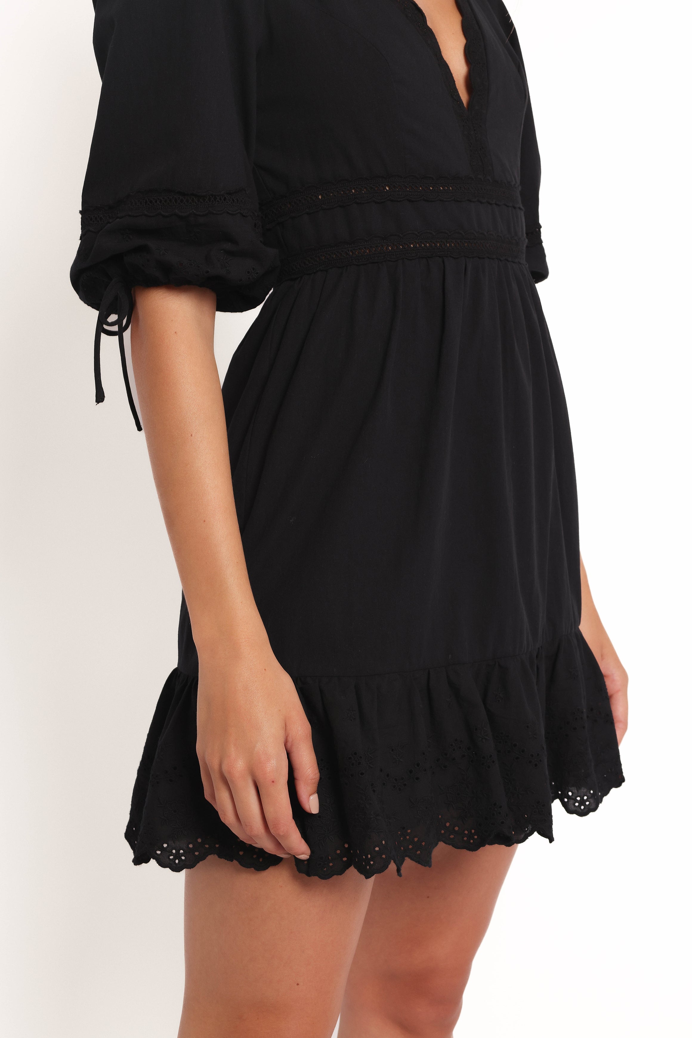 Petal and Pup USA DRESSES Estella Mini Dress - Black