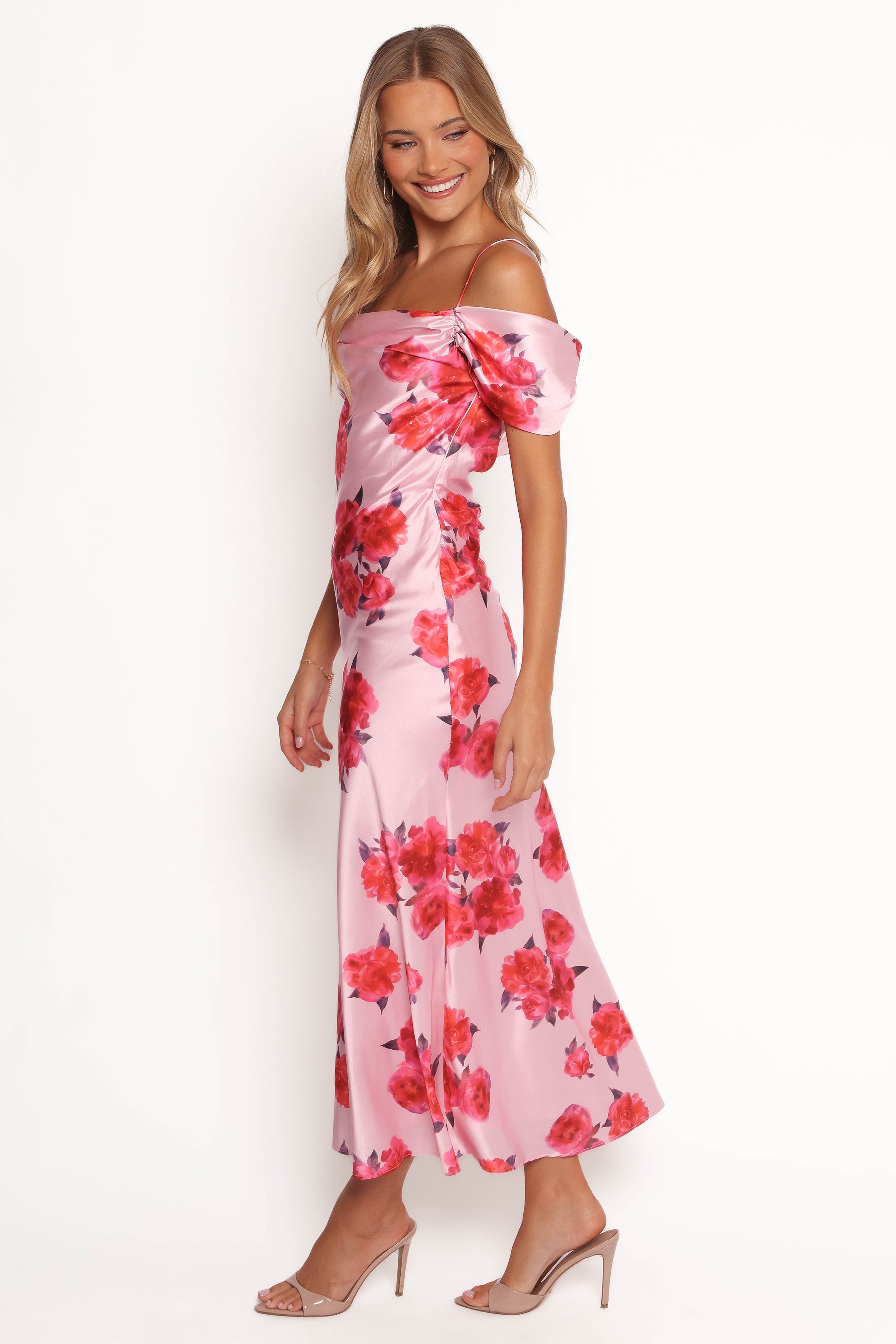 Petal and Pup USA DRESSES Esther Midi Dress - Pink