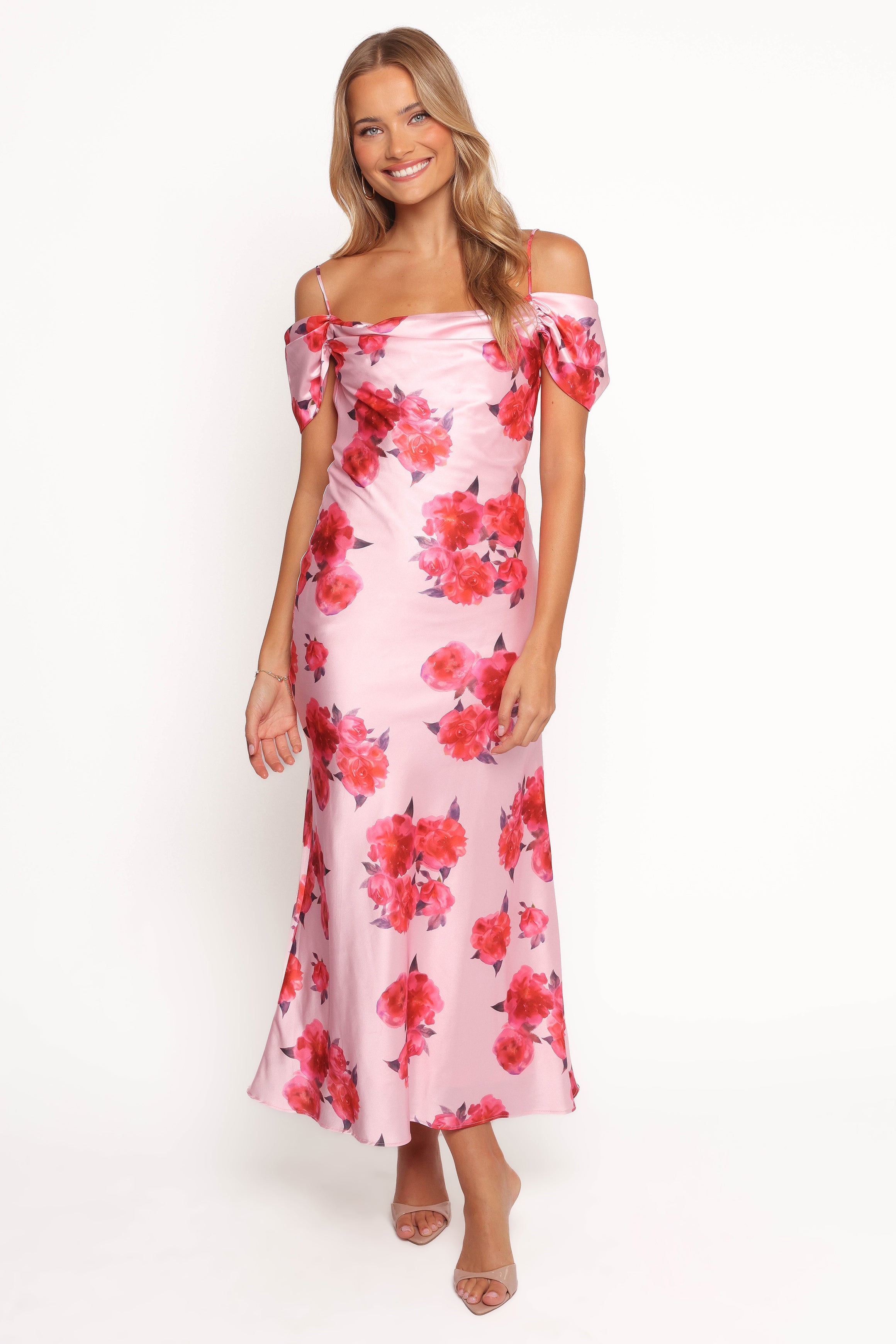 Petal and Pup USA DRESSES Esther Midi Dress - Pink