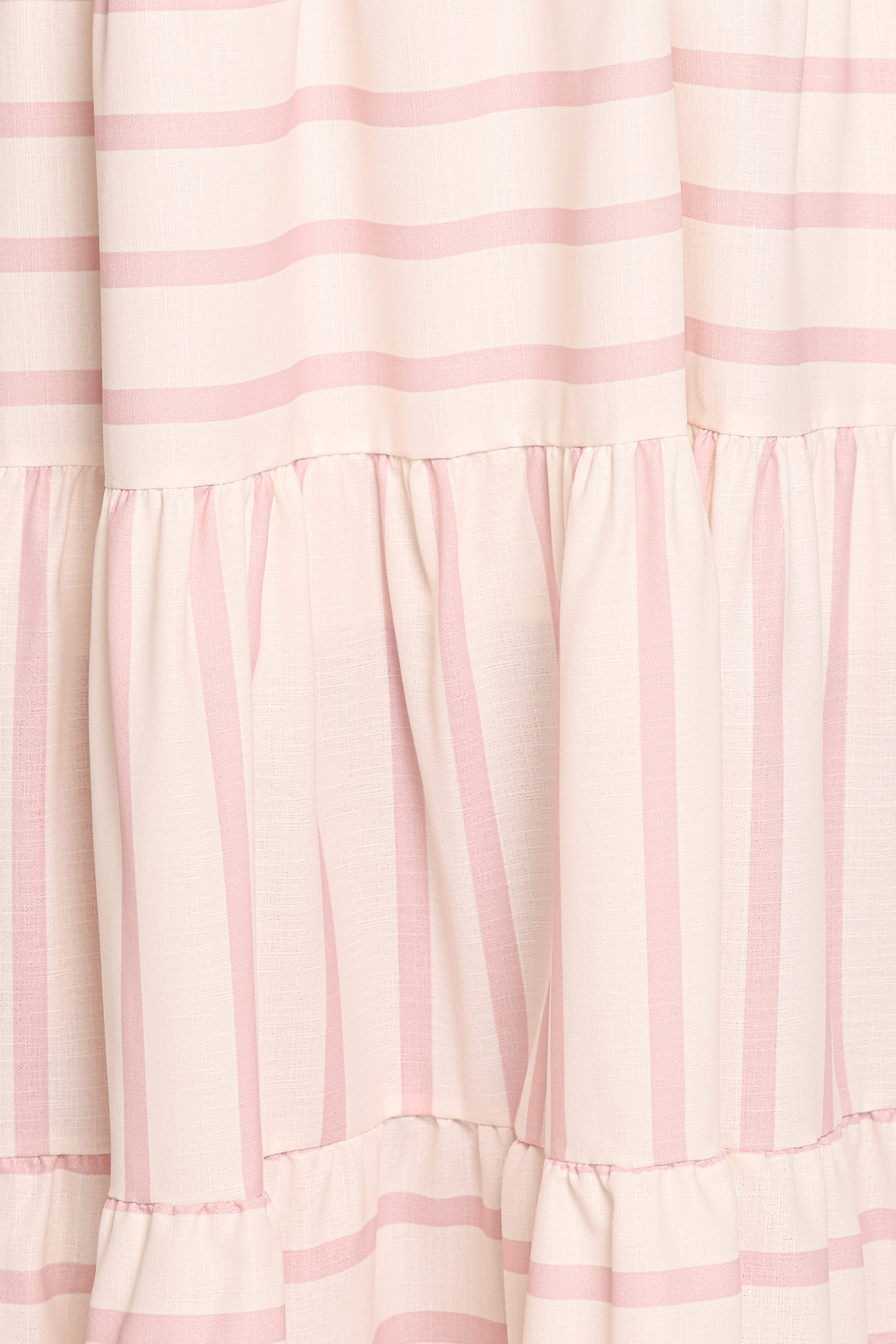Petal and Pup USA DRESSES Evelin Midi Dress - Pink Stripe