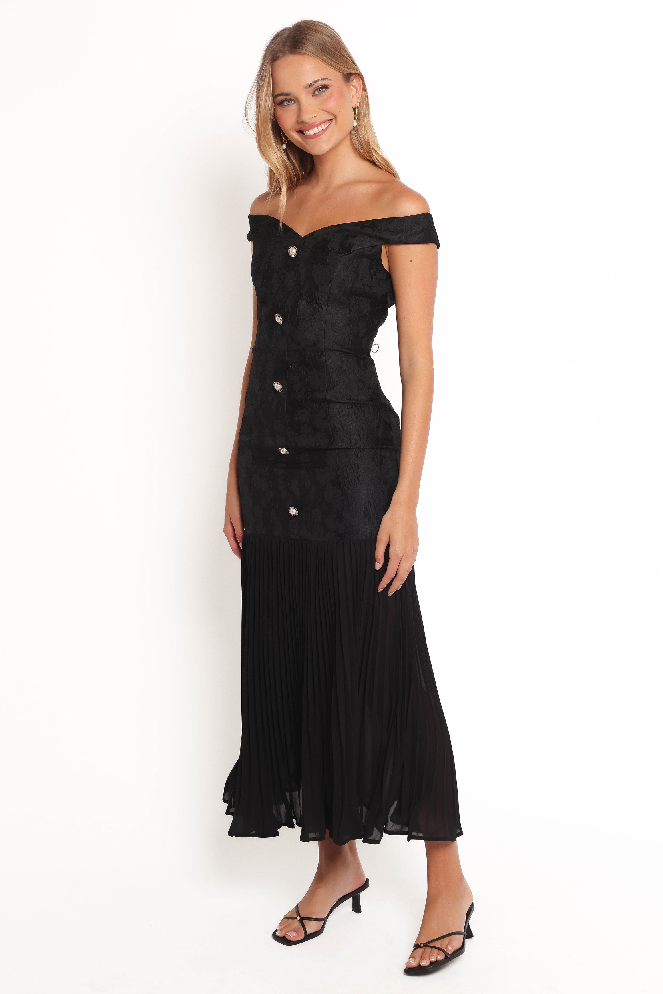 Petal and Pup USA DRESSES Evelina Maxi Dress - Black