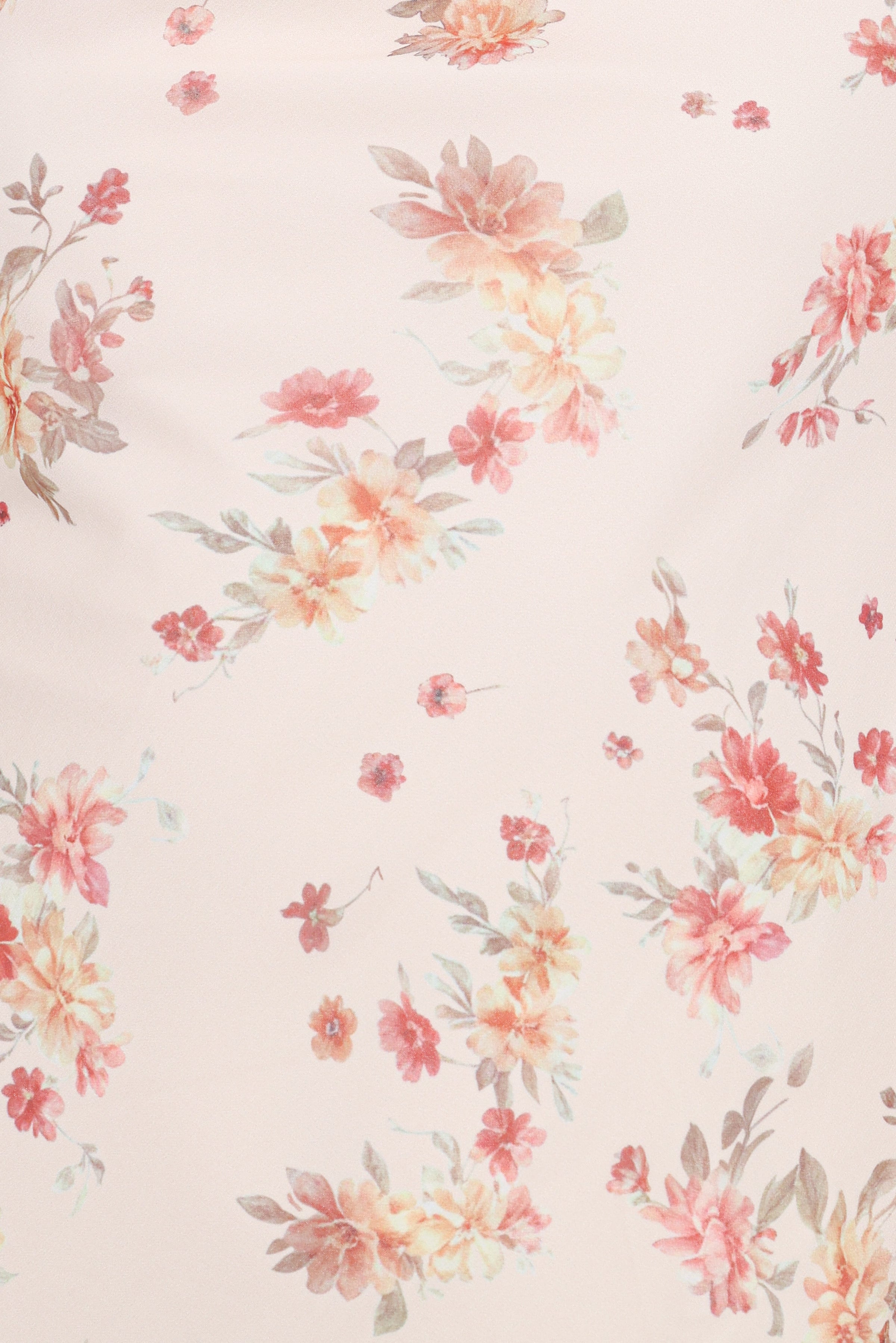 Petal and Pup USA DRESSES Everlyn Long Sleeve Mini Dress - Cream Floral