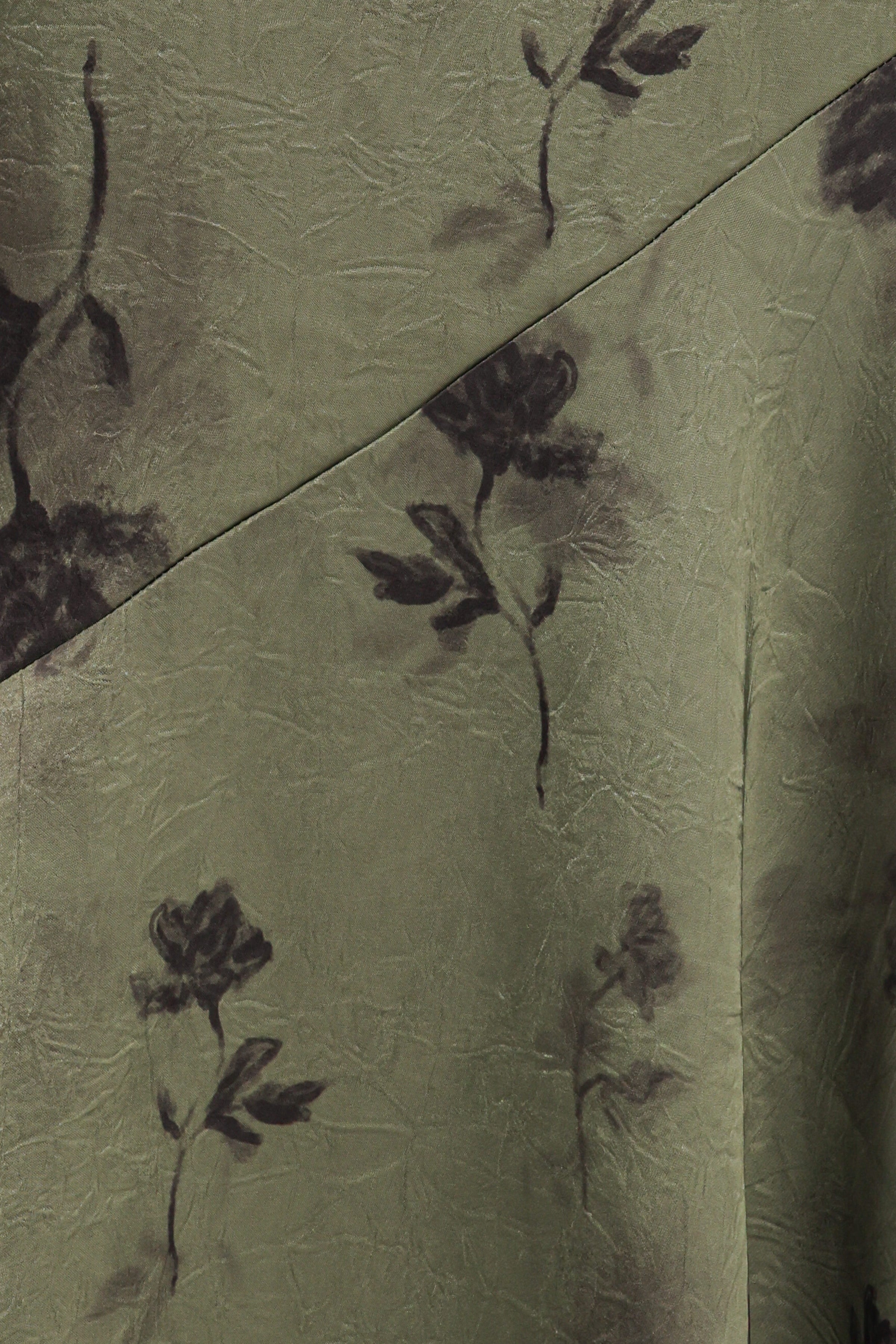 Petal and Pup USA DRESSES Fia Midi Dress - Green Floral