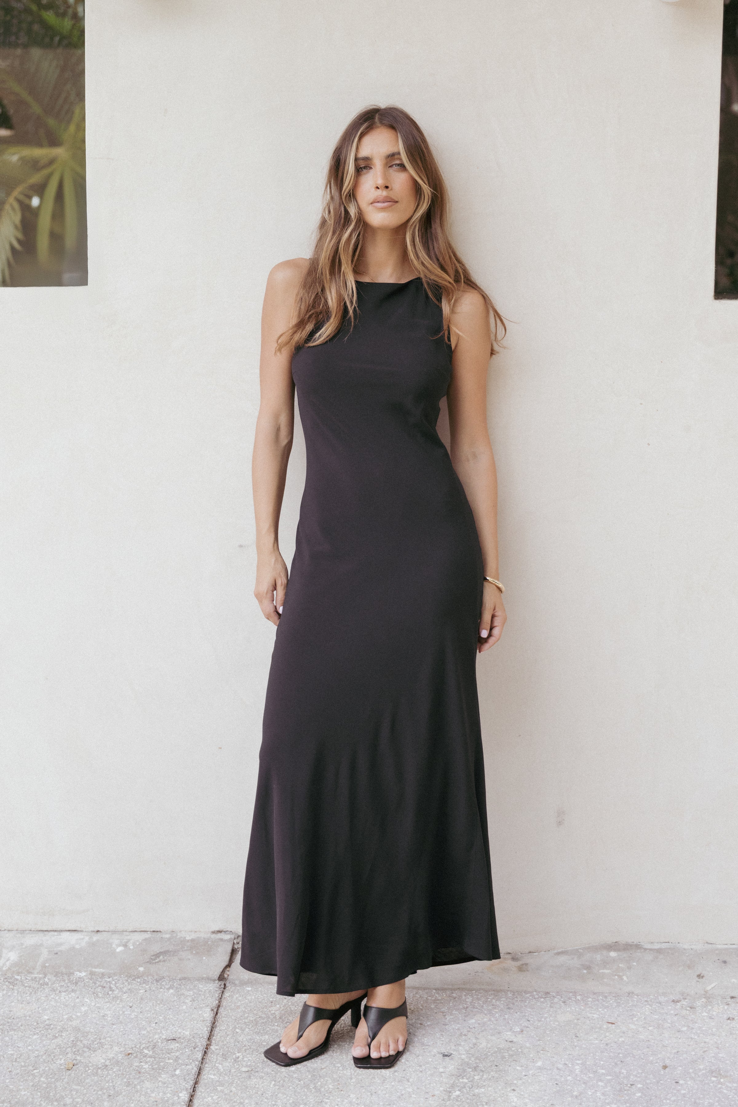 Petal and Pup USA DRESSES Flavia Maxi Dress - Black