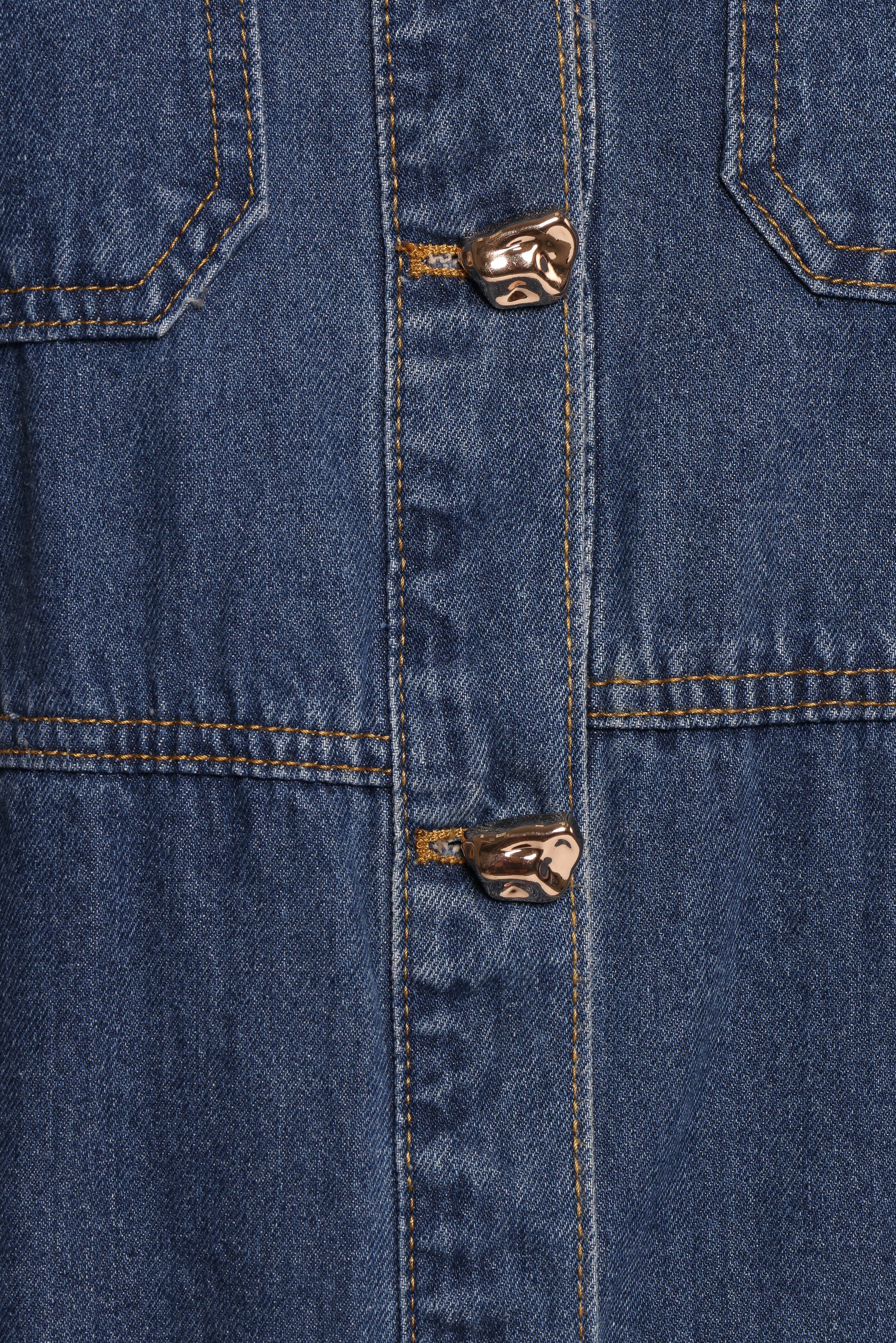 Petal and Pup USA DRESSES Fleming Shirt Mini Dress - Denim (Hold for Rack)