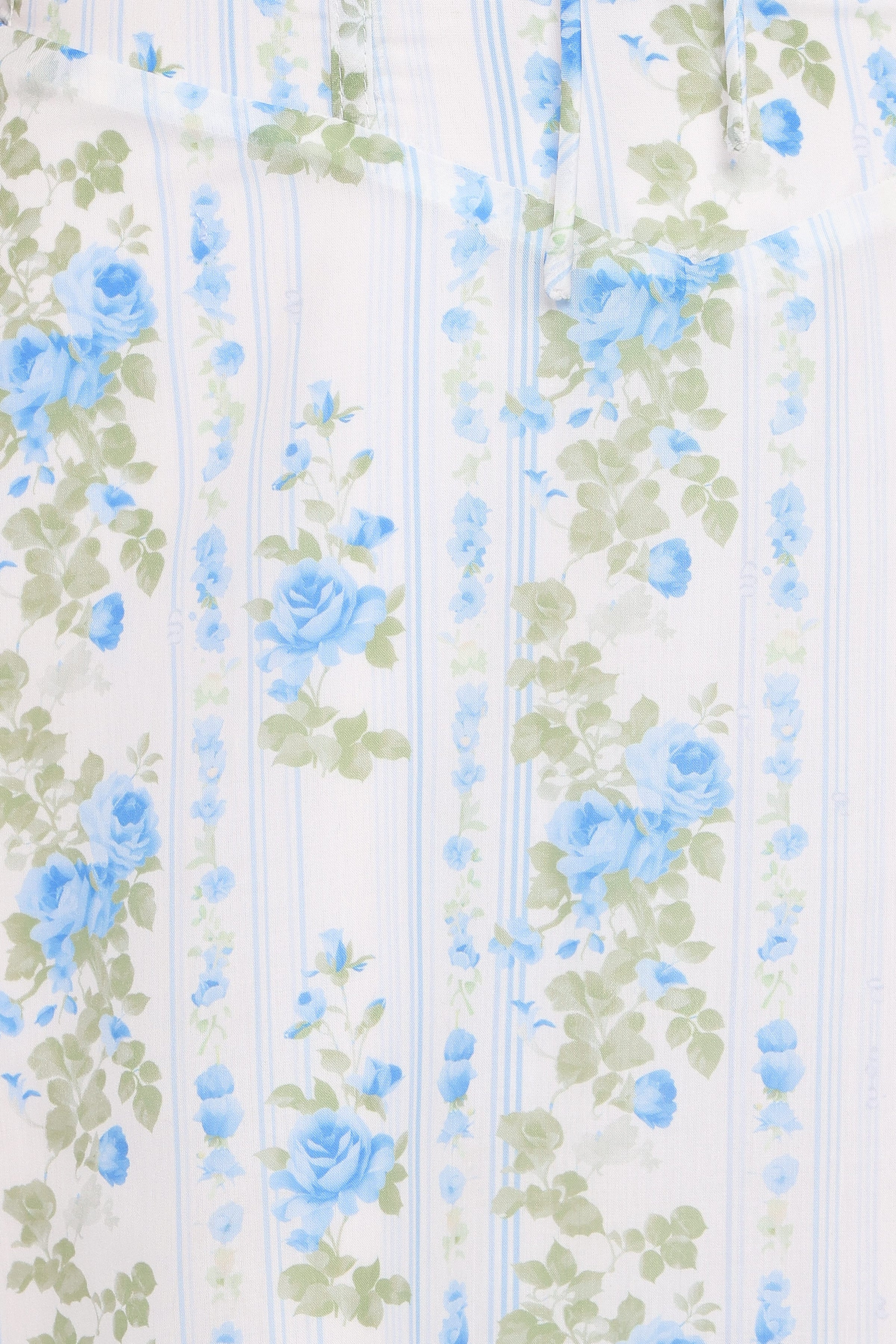 Petal and Pup USA DRESSES Florencia Midi Dress - Blue Floral