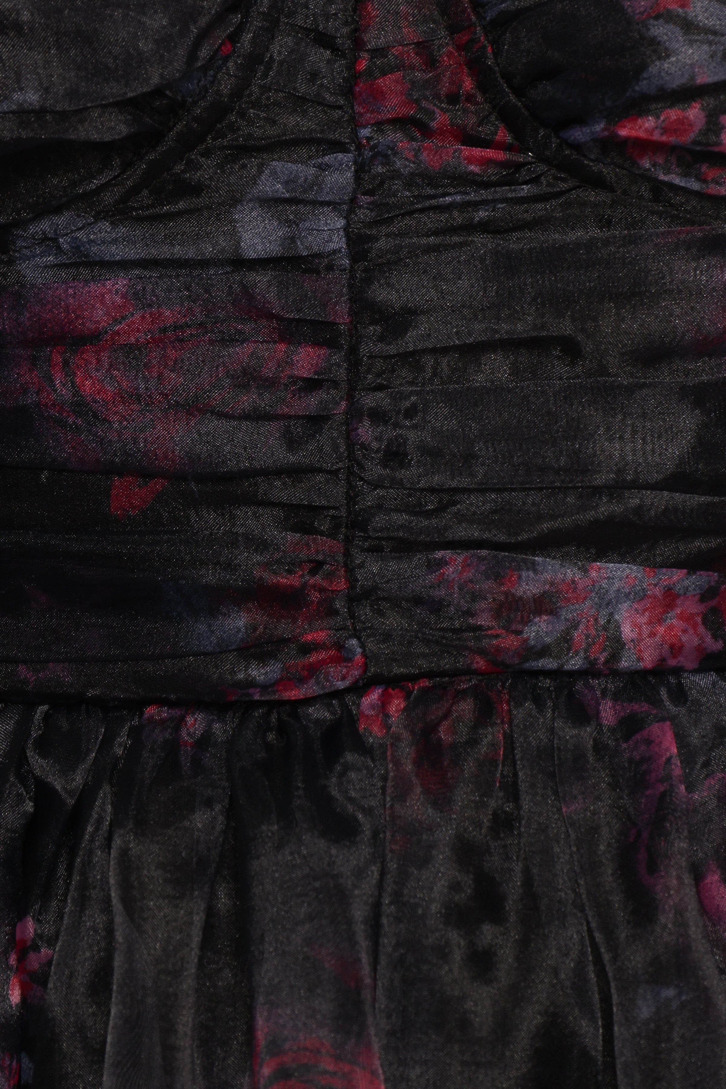 Petal and Pup USA DRESSES Floret Midi Dress - Dark Floral