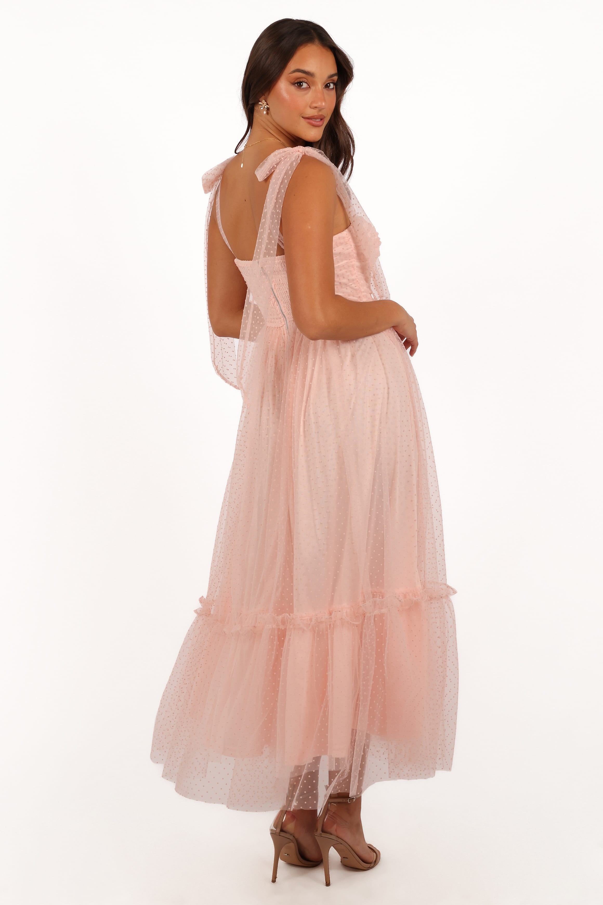 Petal and Pup USA DRESSES Floret Midi Dress - Petal Pink