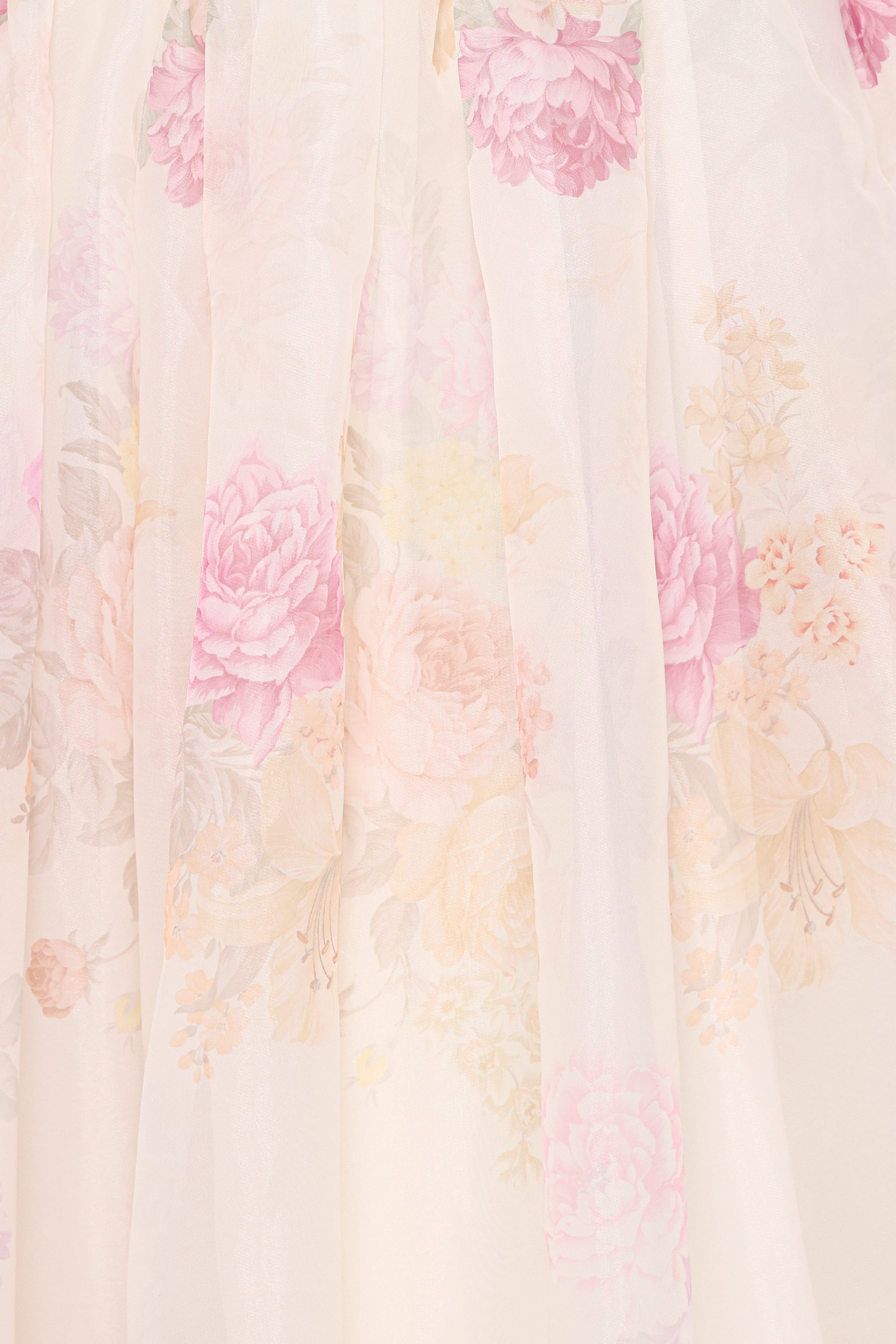 Petal and Pup USA DRESSES Floret Midi Dress - Yellow Floral