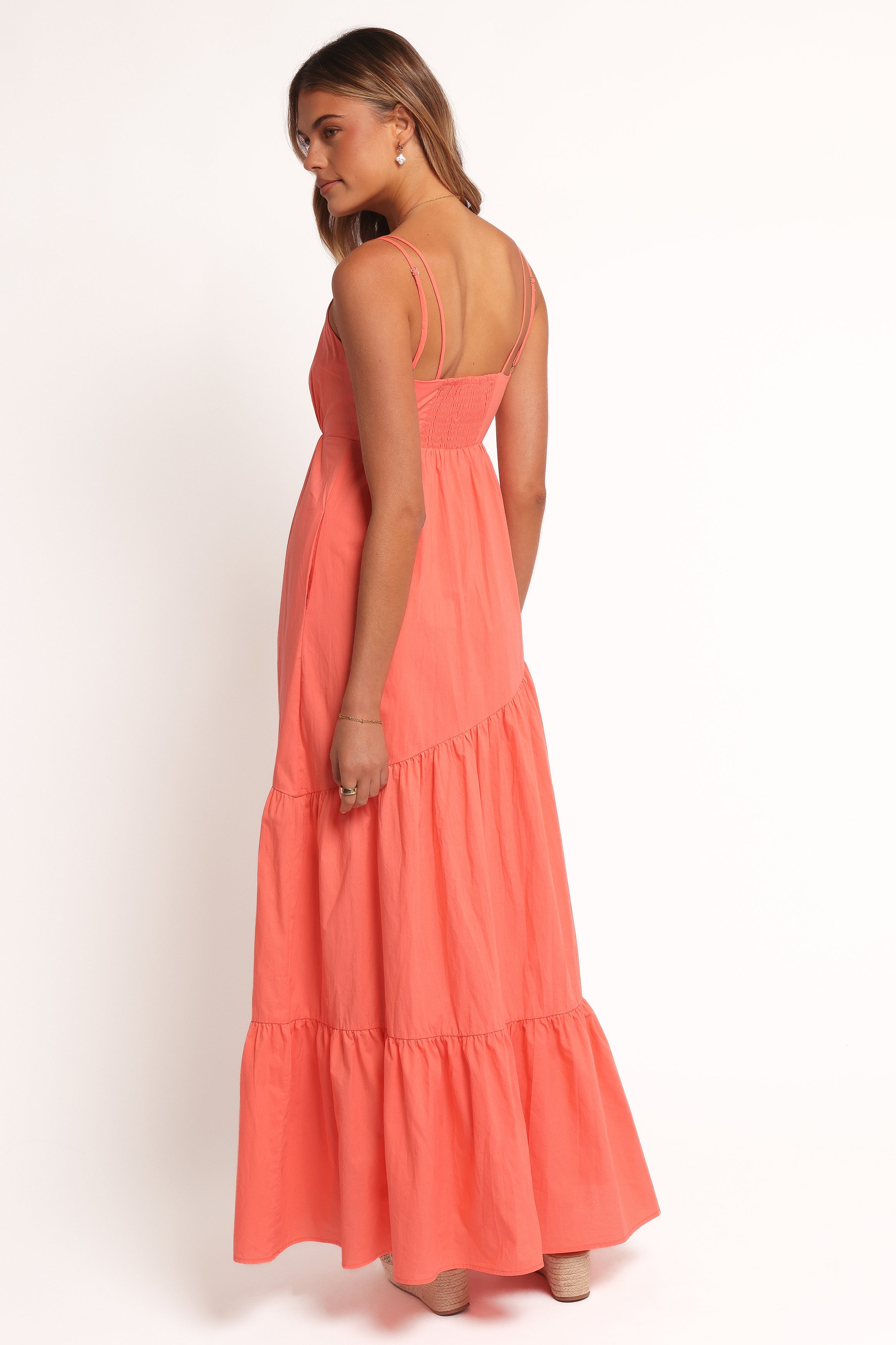 Petal and Pup USA DRESSES Forbes Maxi Dress - Coral (Hold for Rack)