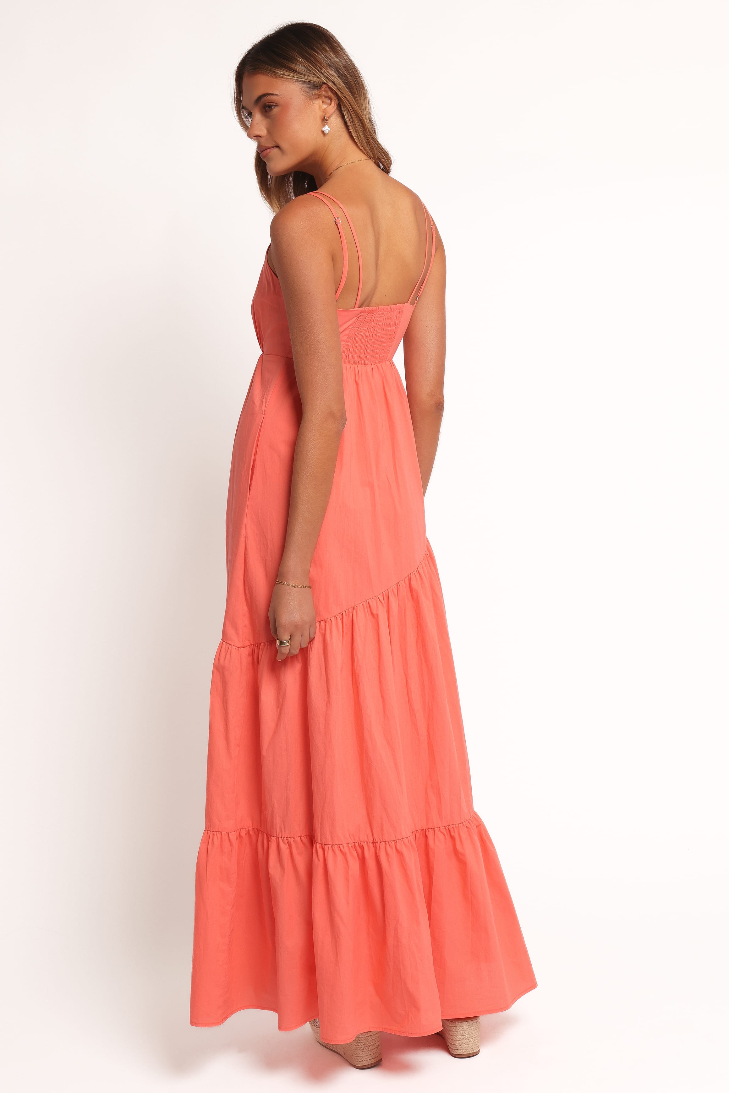 Petal and Pup USA DRESSES Forbes Maxi Dress - Coral (Hold for Rack)