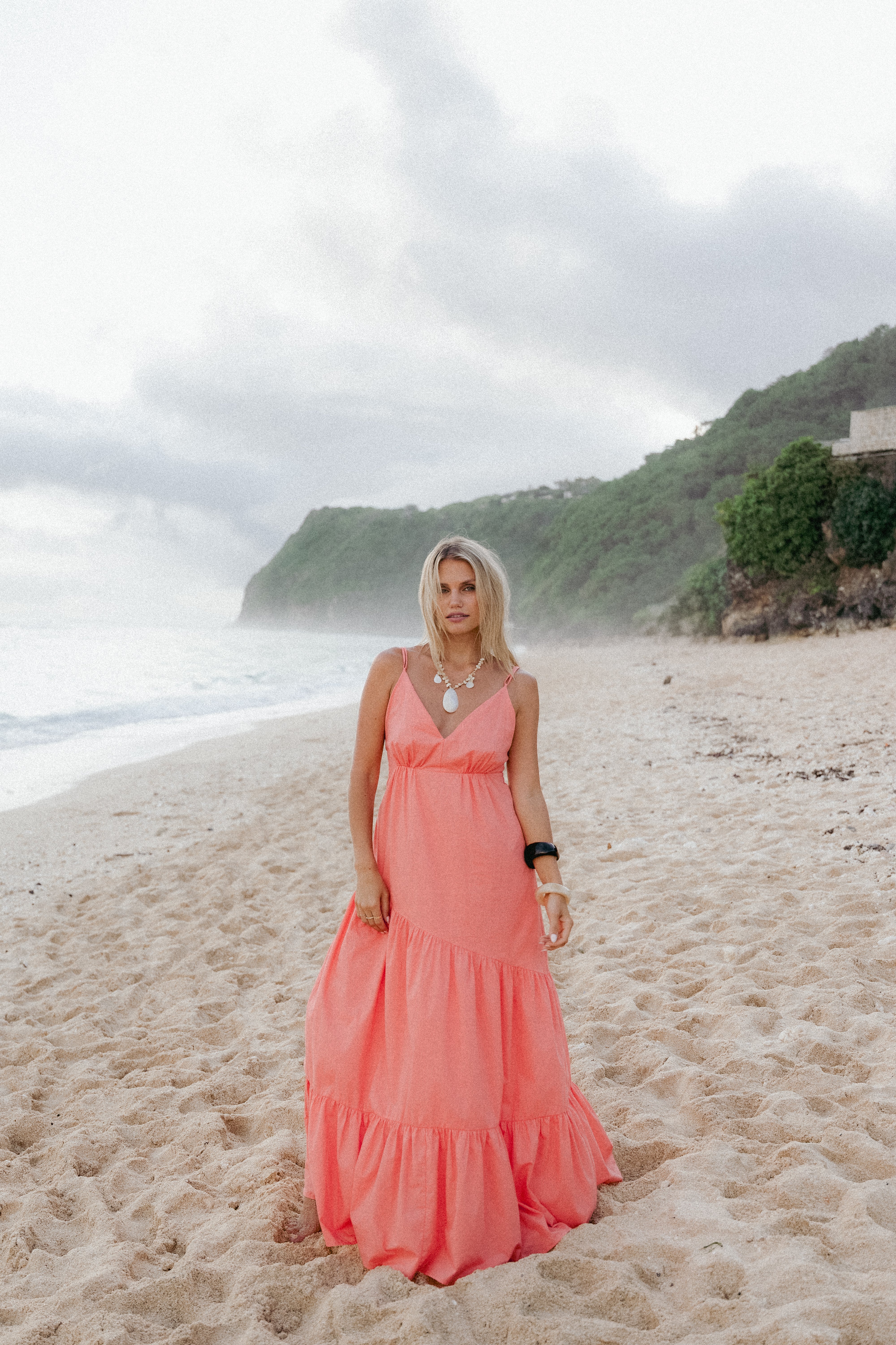 Petal and Pup USA DRESSES Forbes Maxi Dress - Coral (Hold for Rack)