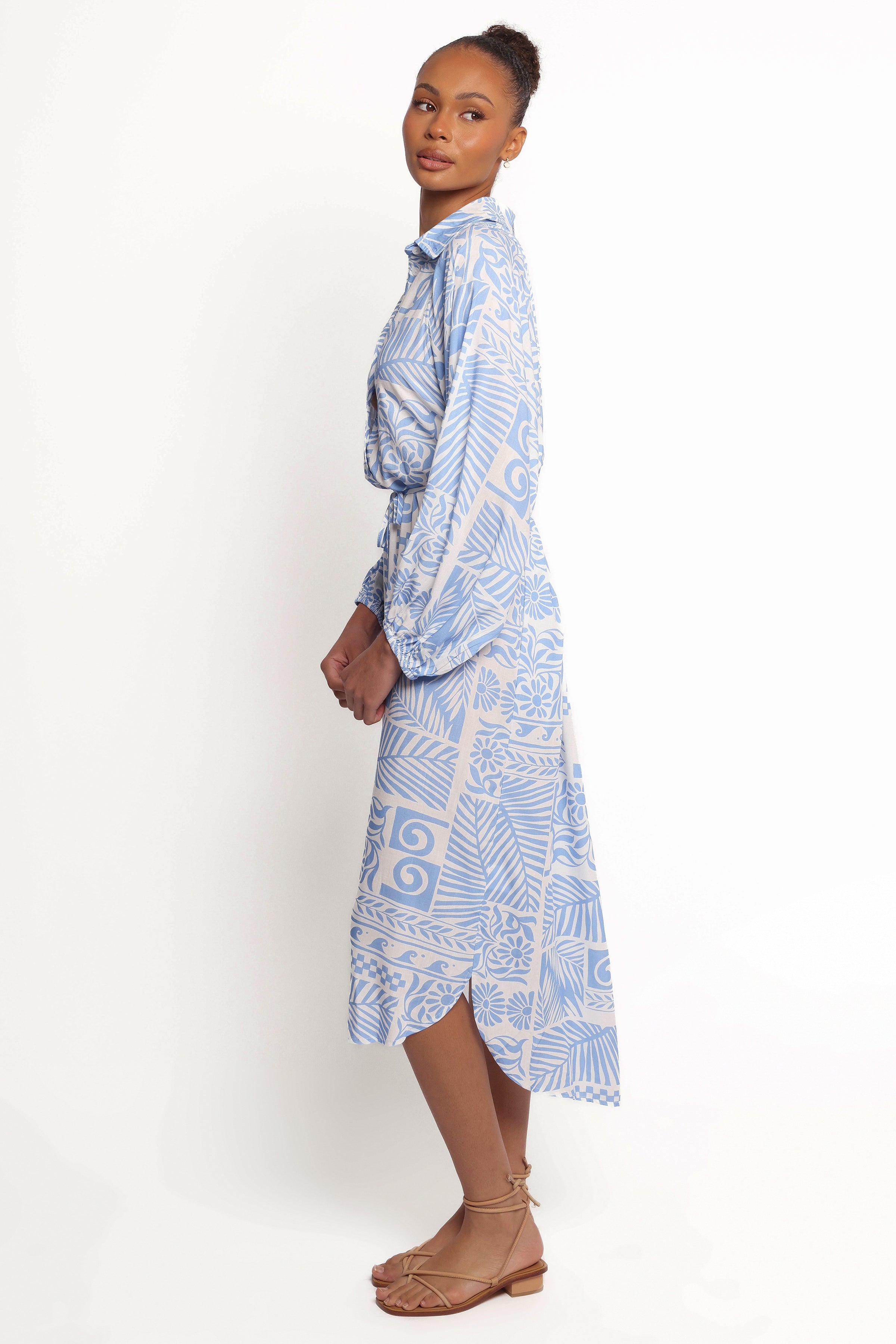 Petal and Pup USA DRESSES Foster Midi Dress - Malia Print (Hold for Amazon)