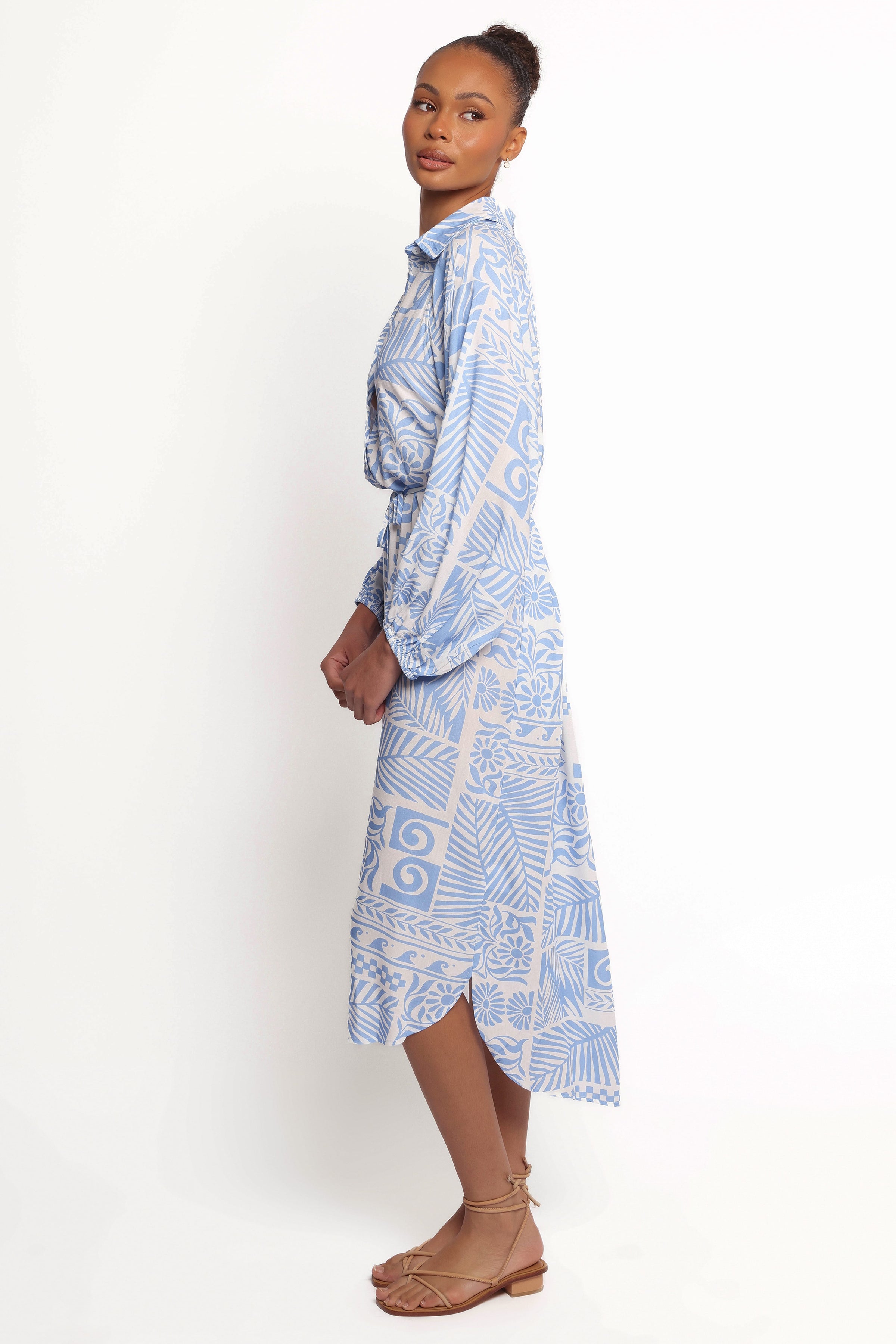 Petal and Pup USA DRESSES Foster Midi Dress - Malia Print (Hold for Amazon)