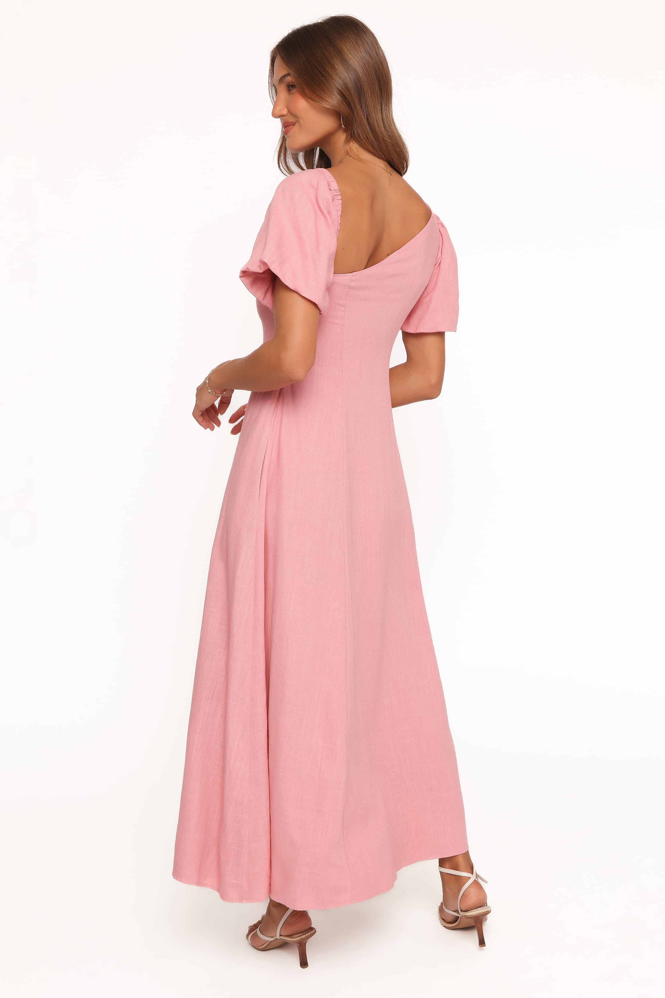 Petal and Pup USA DRESSES Franca Midi Dress - Pink