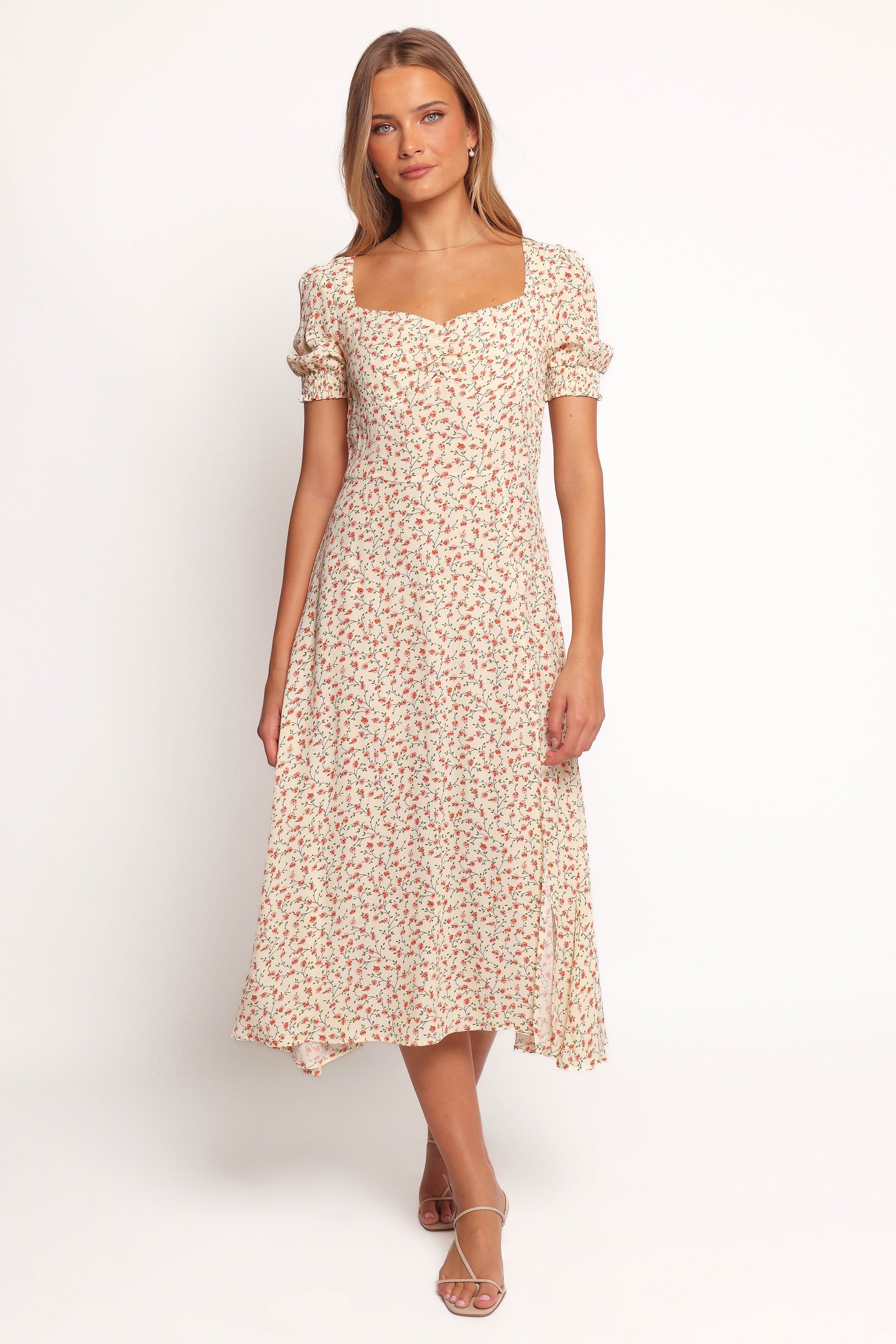 Petal and Pup USA DRESSES Franklin Dress - Cream Floral