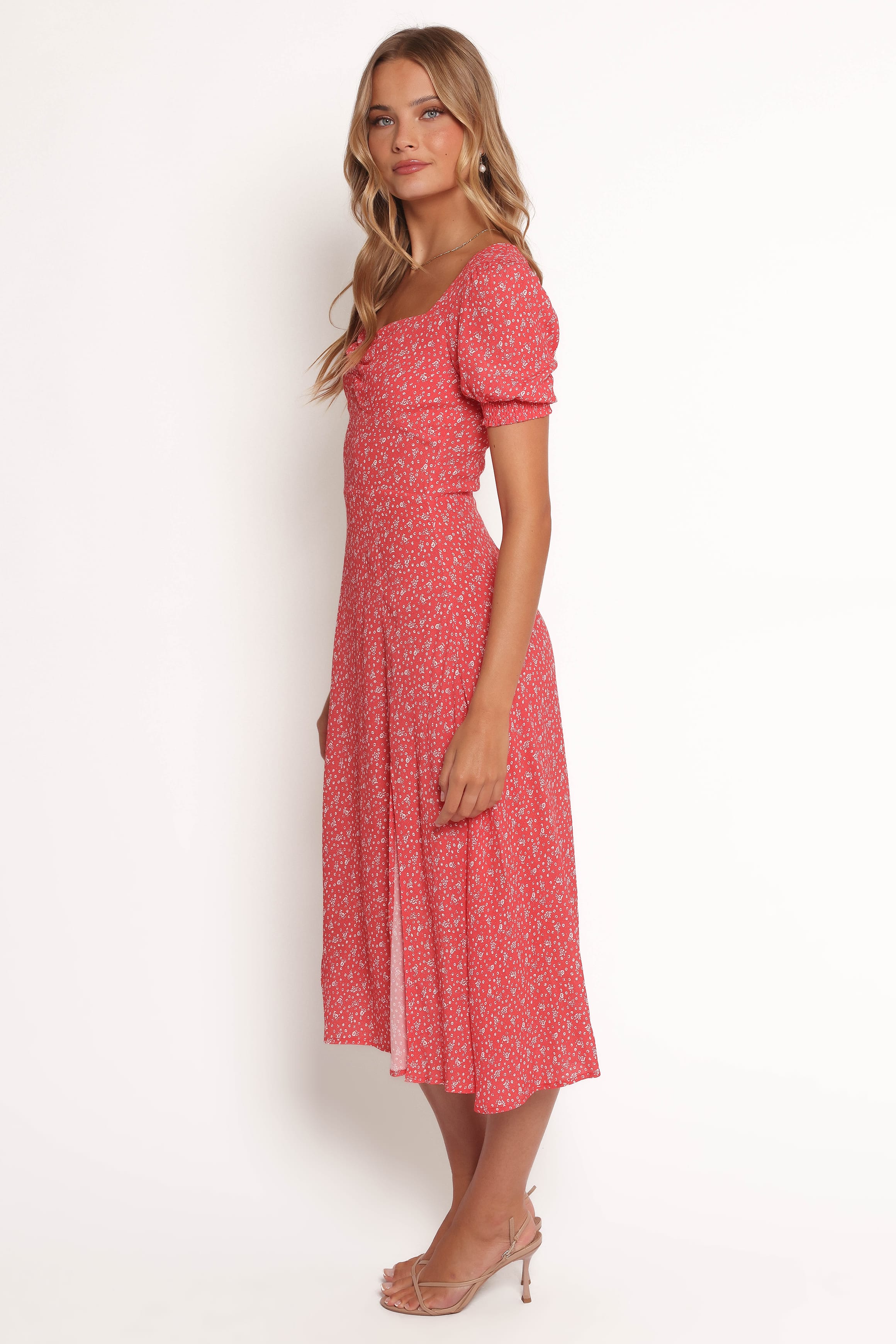 Petal and Pup USA DRESSES Franklin Dress - Red Floral