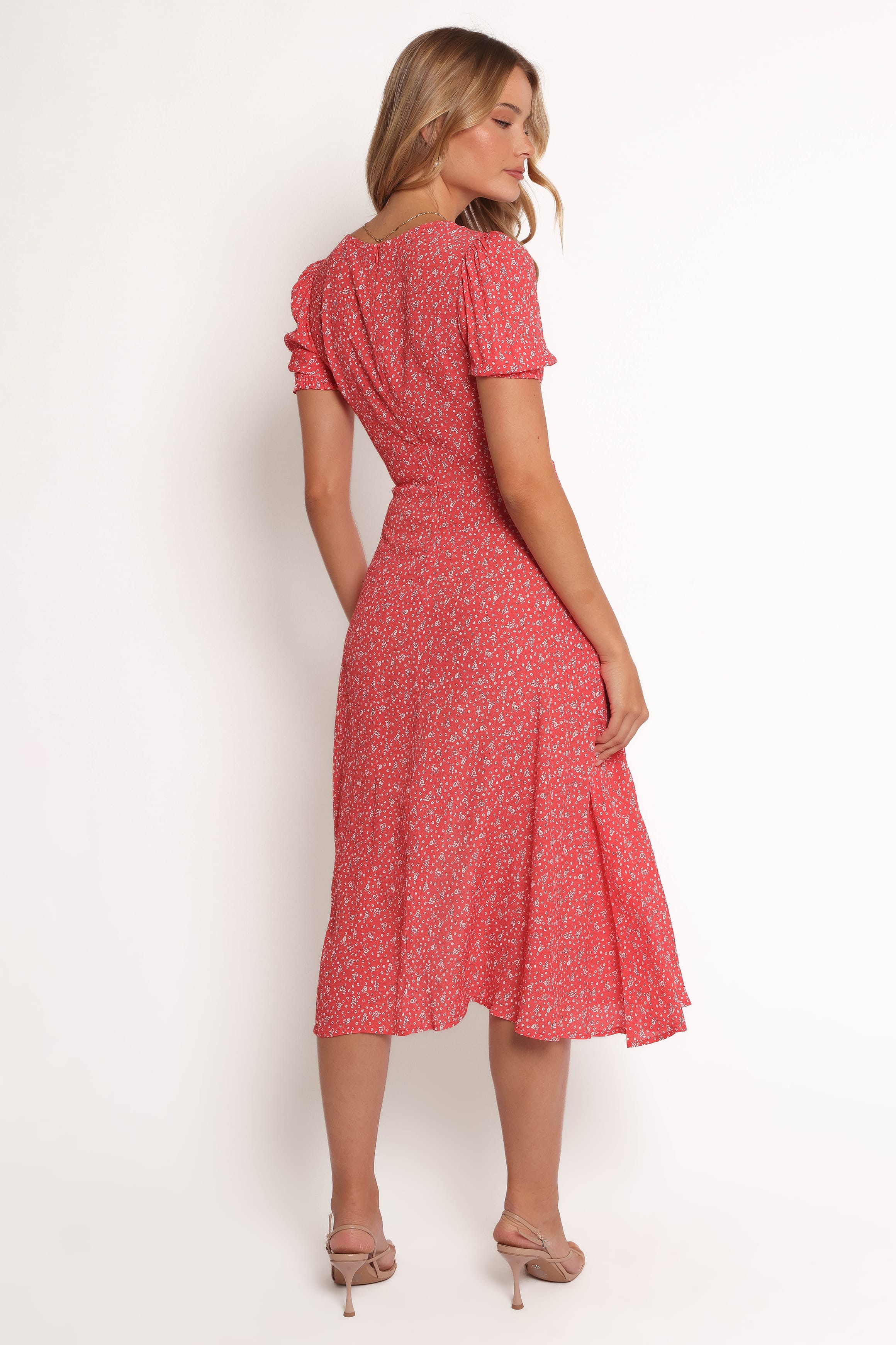 Petal and Pup USA DRESSES Franklin Dress - Red Floral