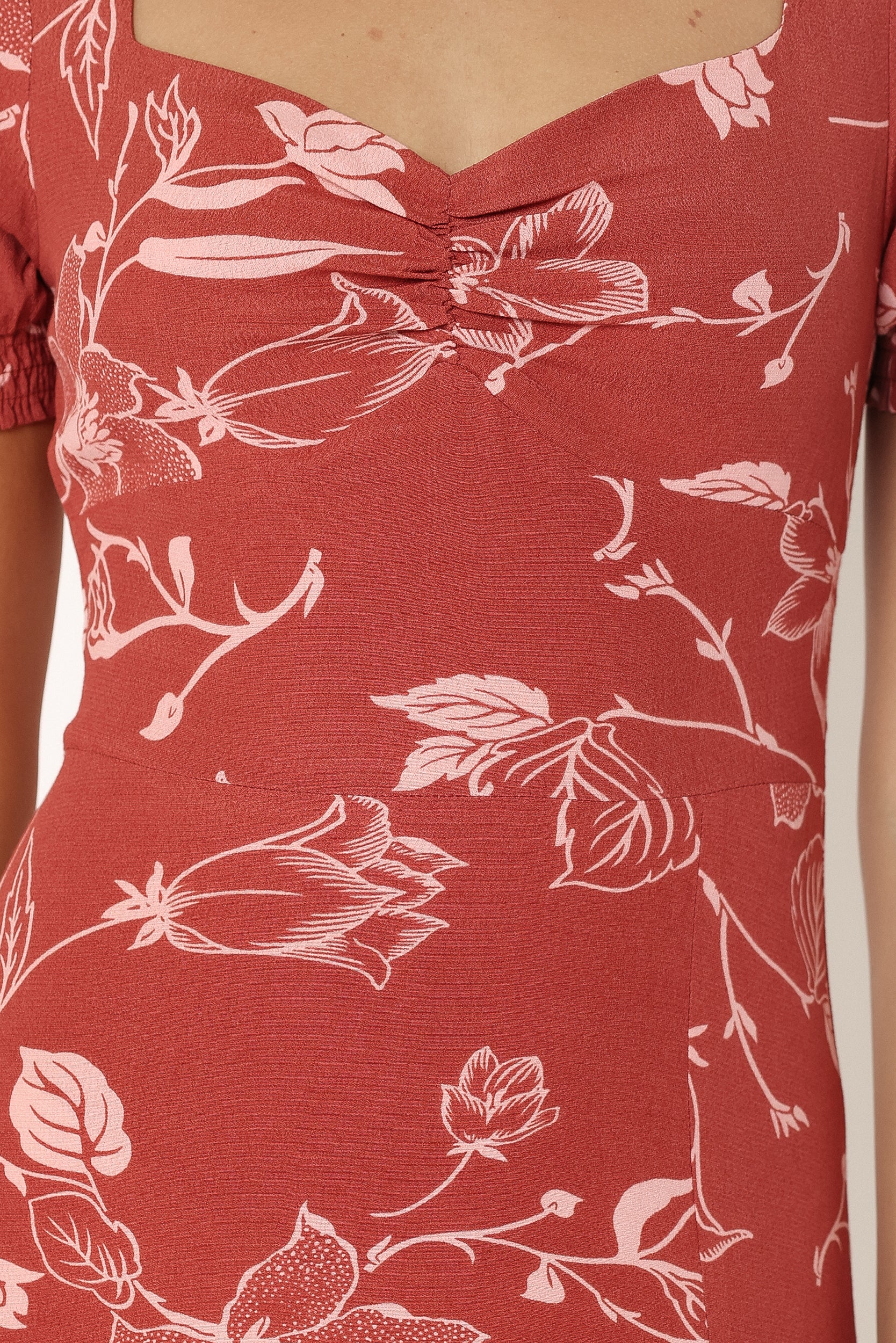 Petal and Pup USA DRESSES Franklin Maxi Dress - Rust Floral