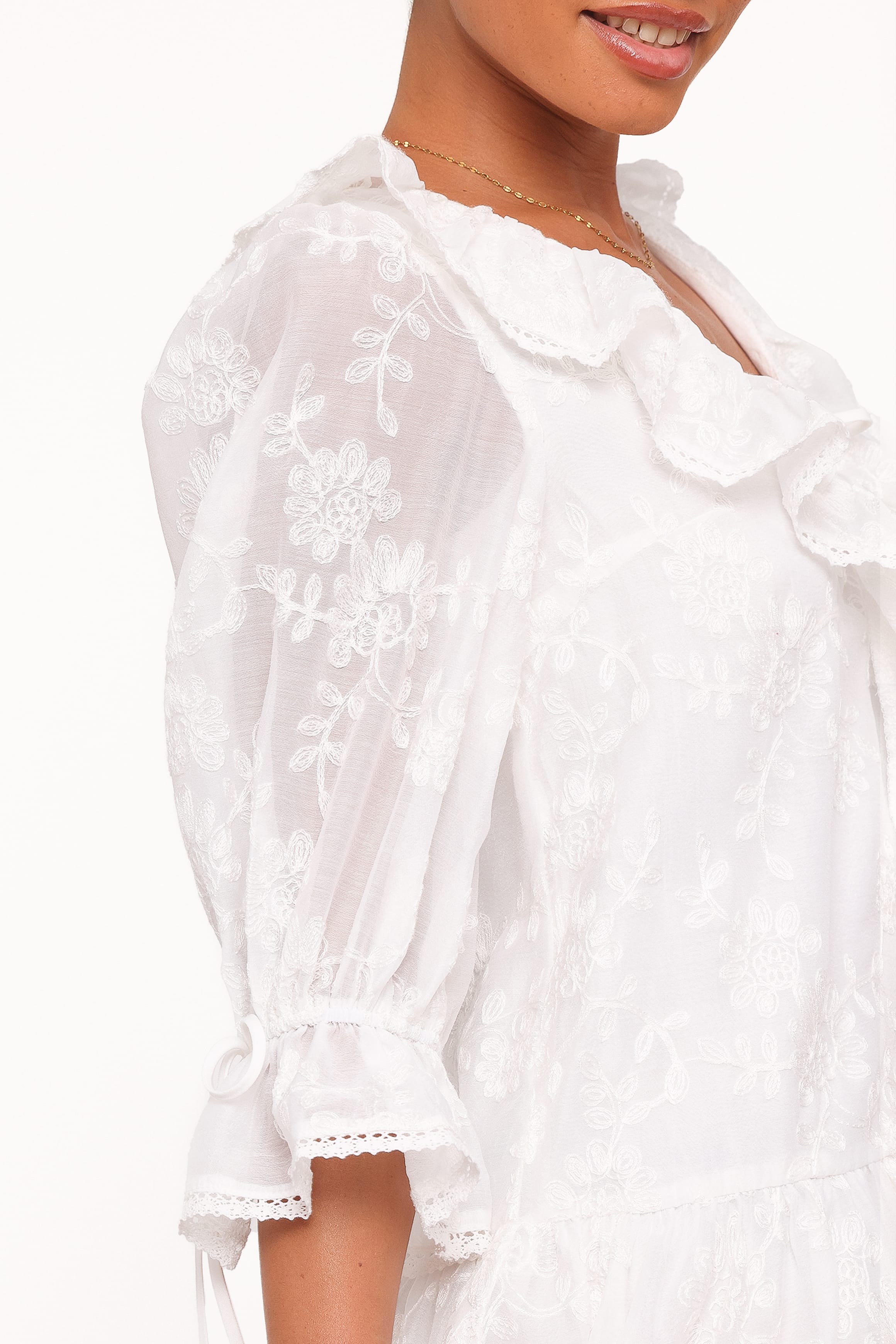 Petal and Pup USA DRESSES Frenchy Mini Dress - White